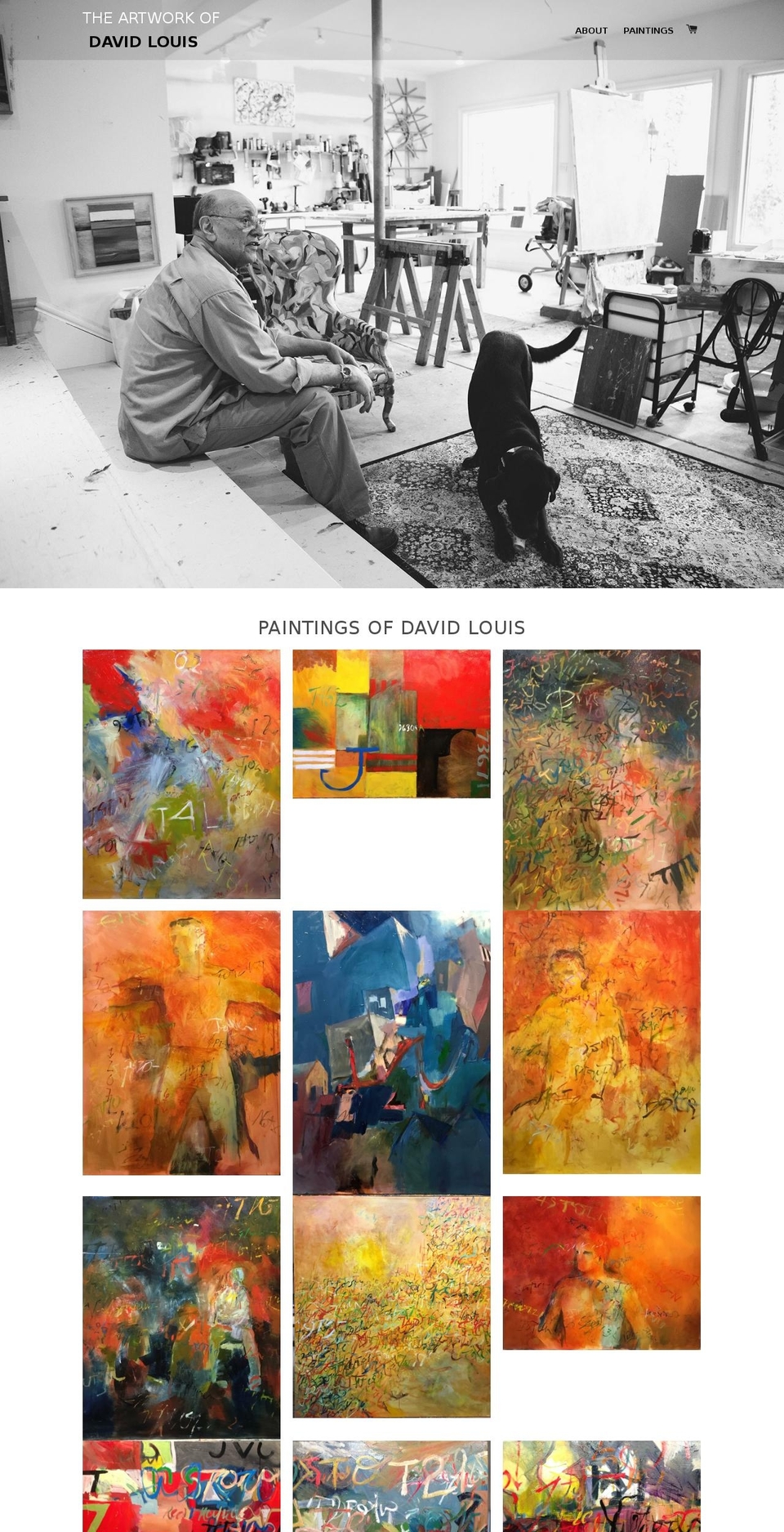 dlouisart.com shopify website screenshot