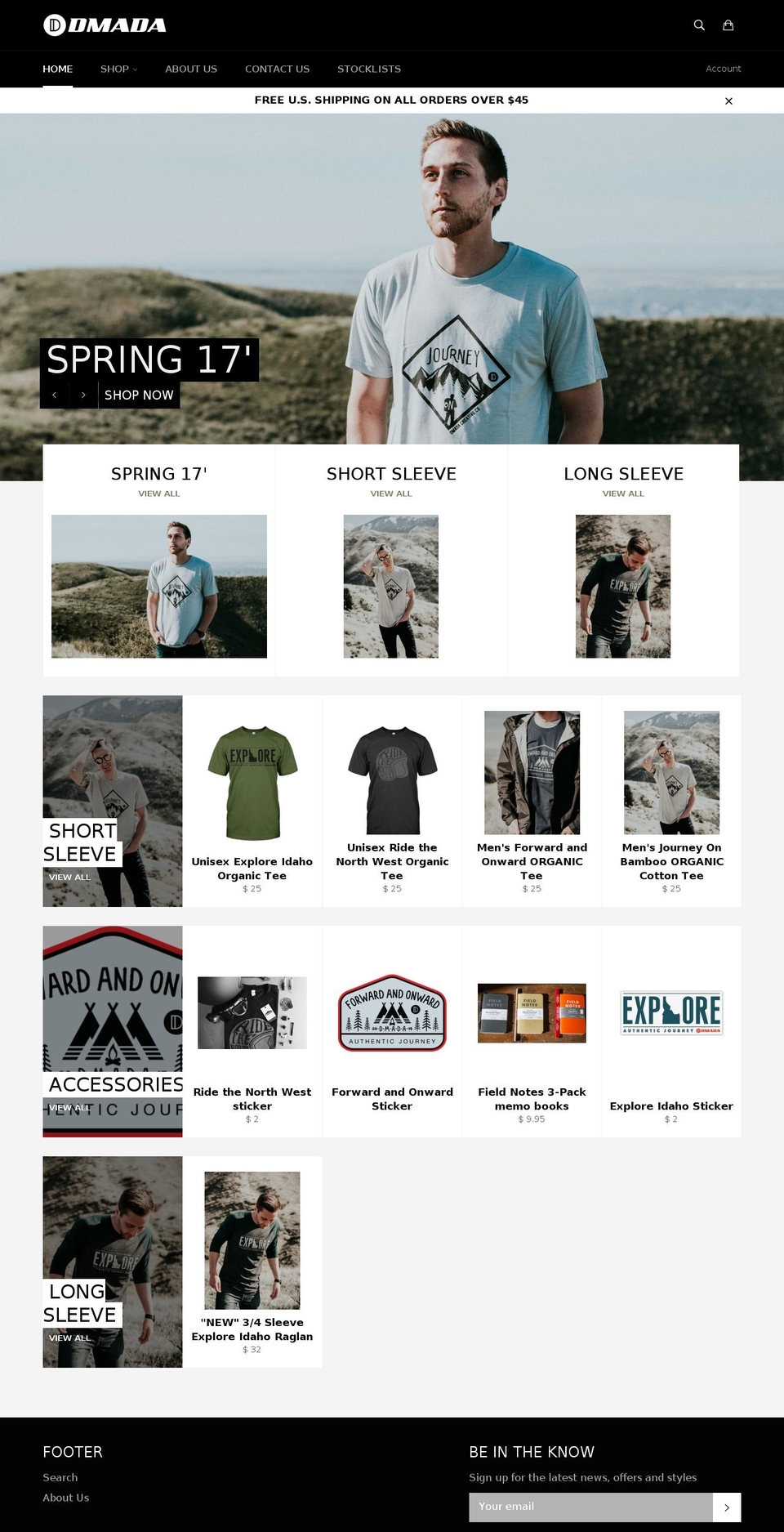 dmadacreative.com shopify website screenshot