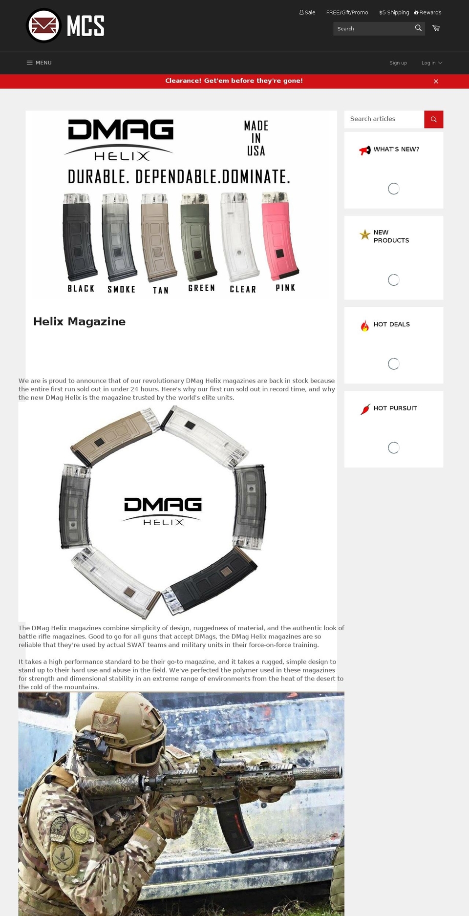 SSW - WH bk 9 Shopify theme site example dmaghelix.com