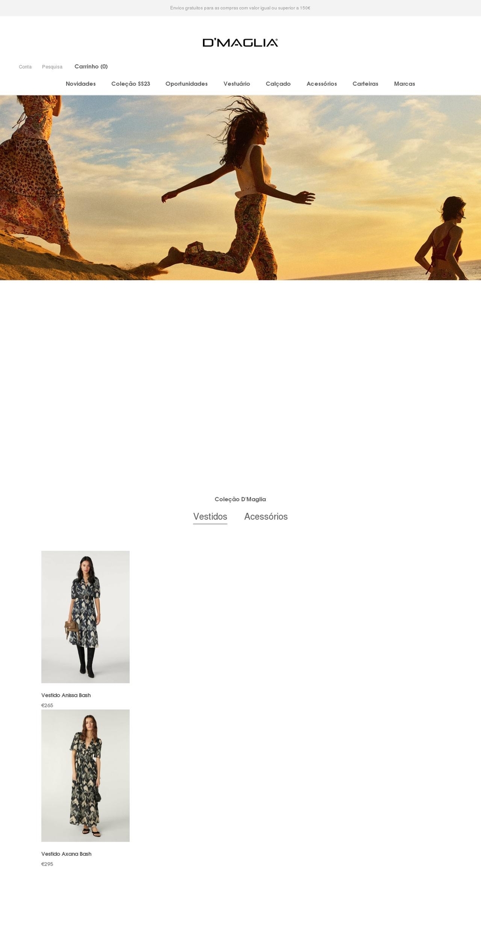 dmaglia.com shopify website screenshot