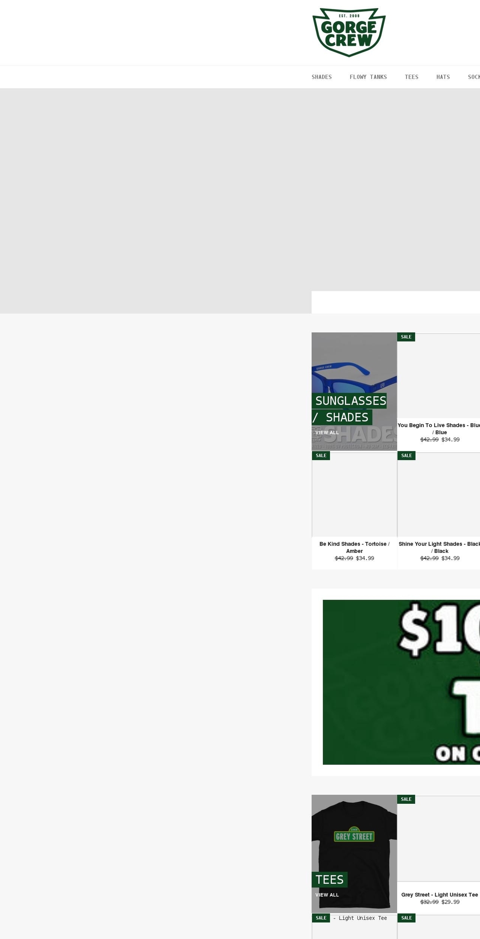dmbgorgecrew.com shopify website screenshot