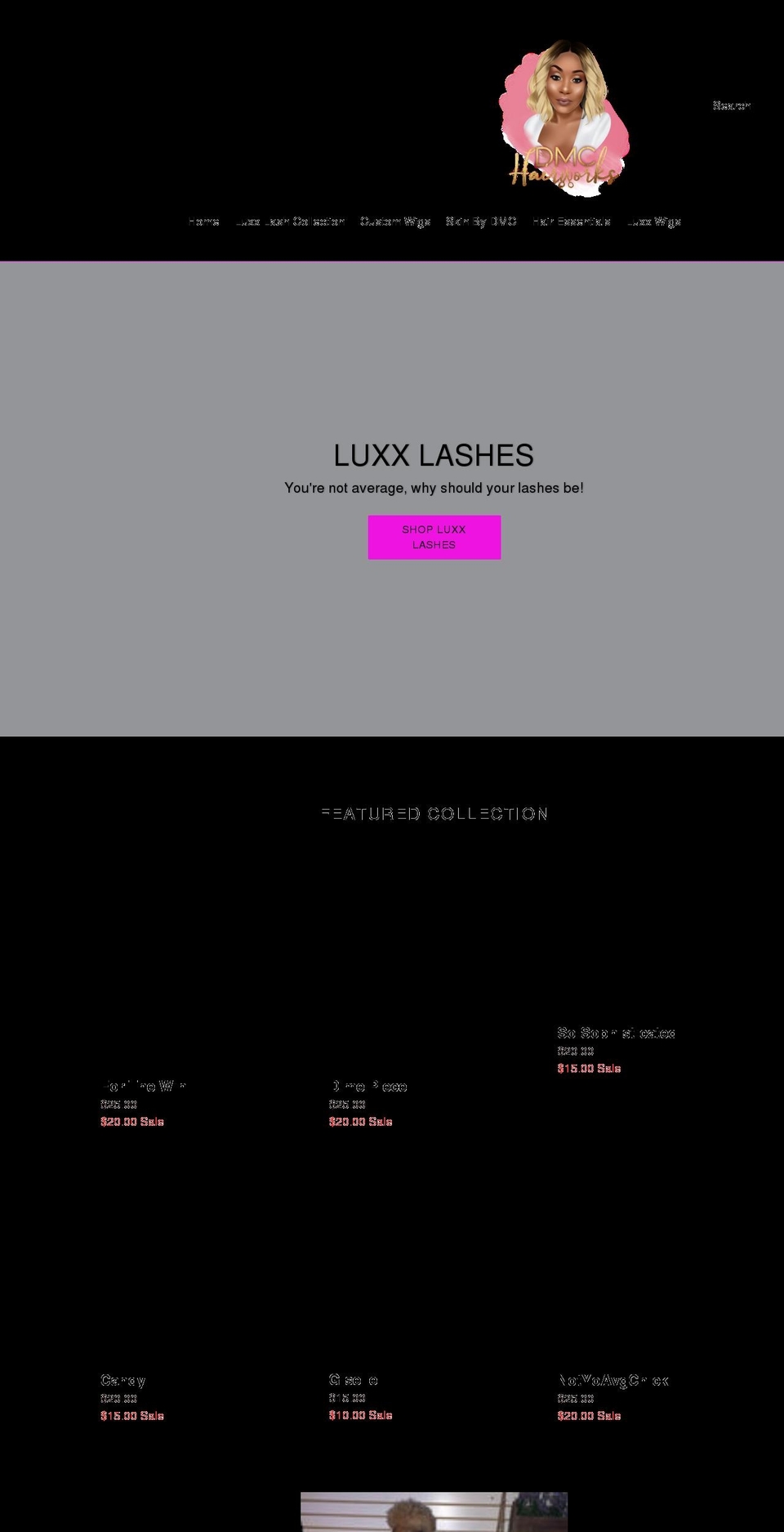 dmchairworks.com shopify website screenshot