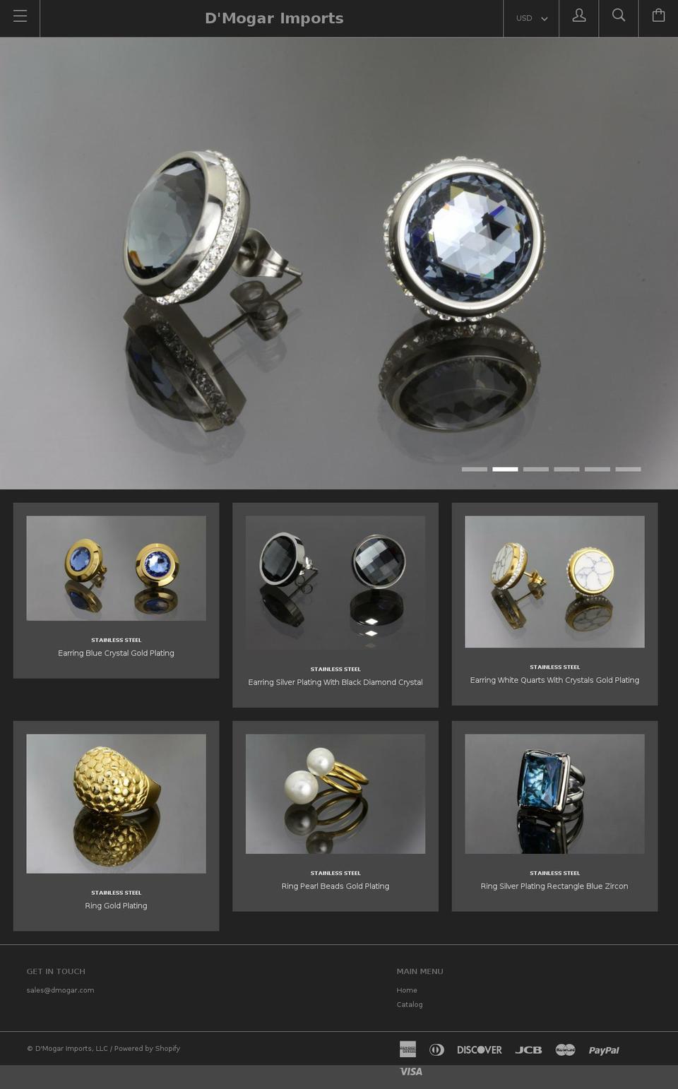 dmogar.com — Shopify storefront screenshot