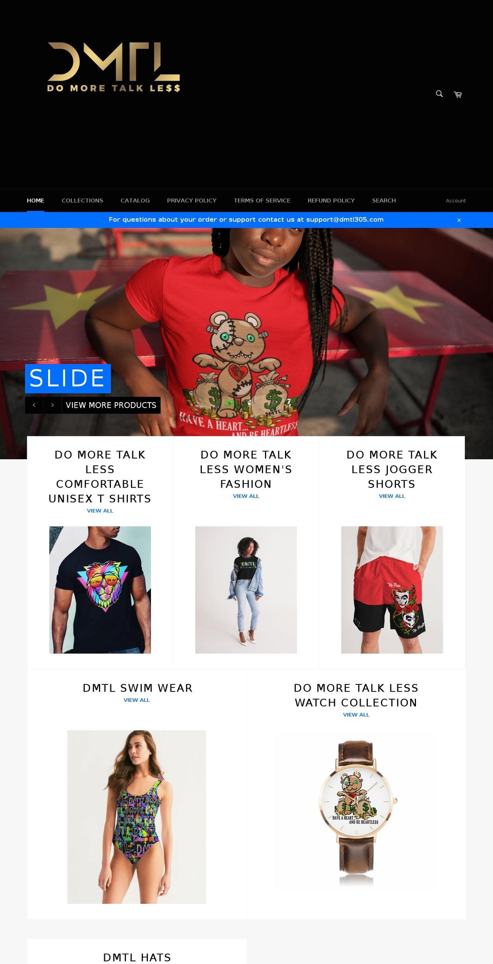 dmtl305.com shopify website screenshot