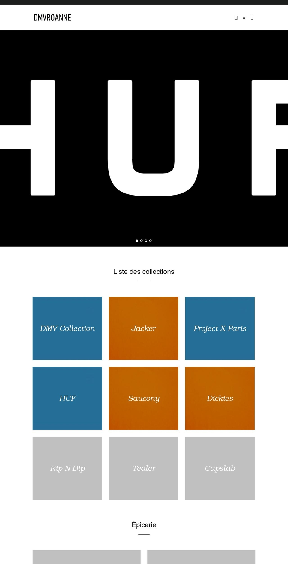 dmvroanne.com shopify website screenshot
