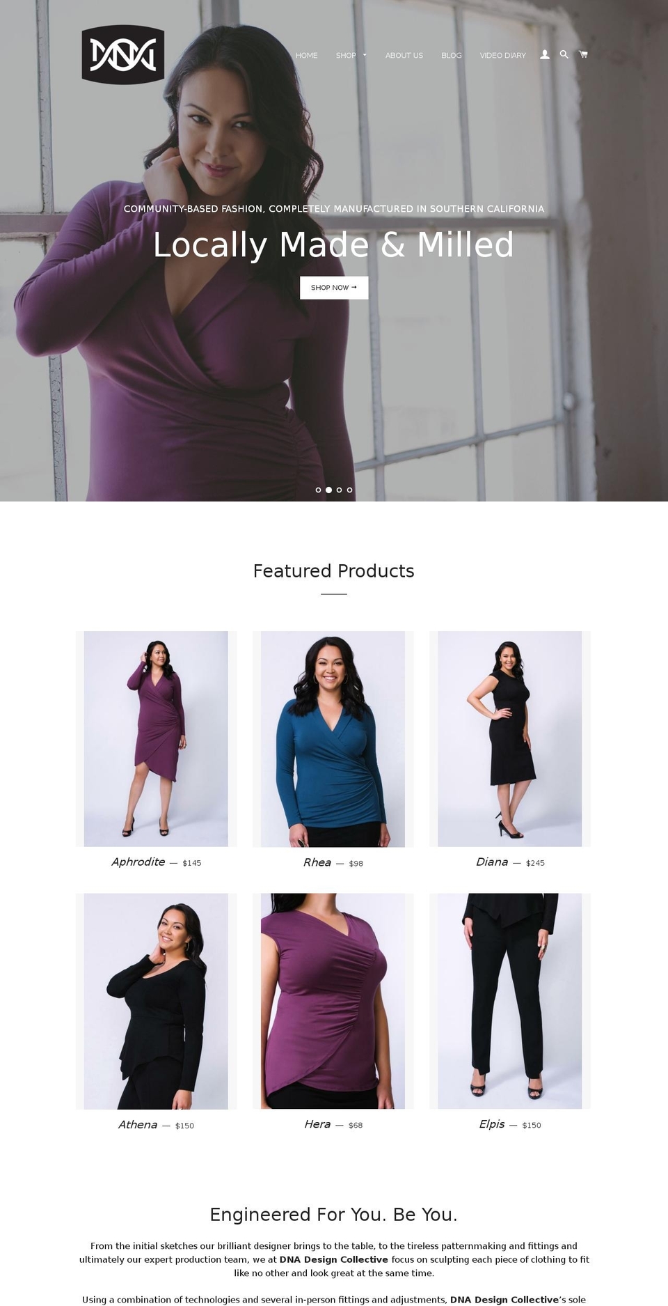 dnadesigncollective.com — Shopify storefront screenshot