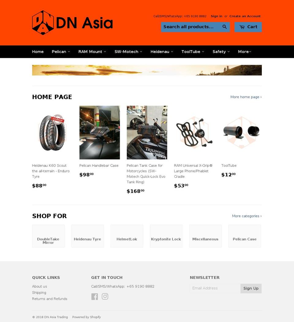 dnasia.bike shopify website screenshot
