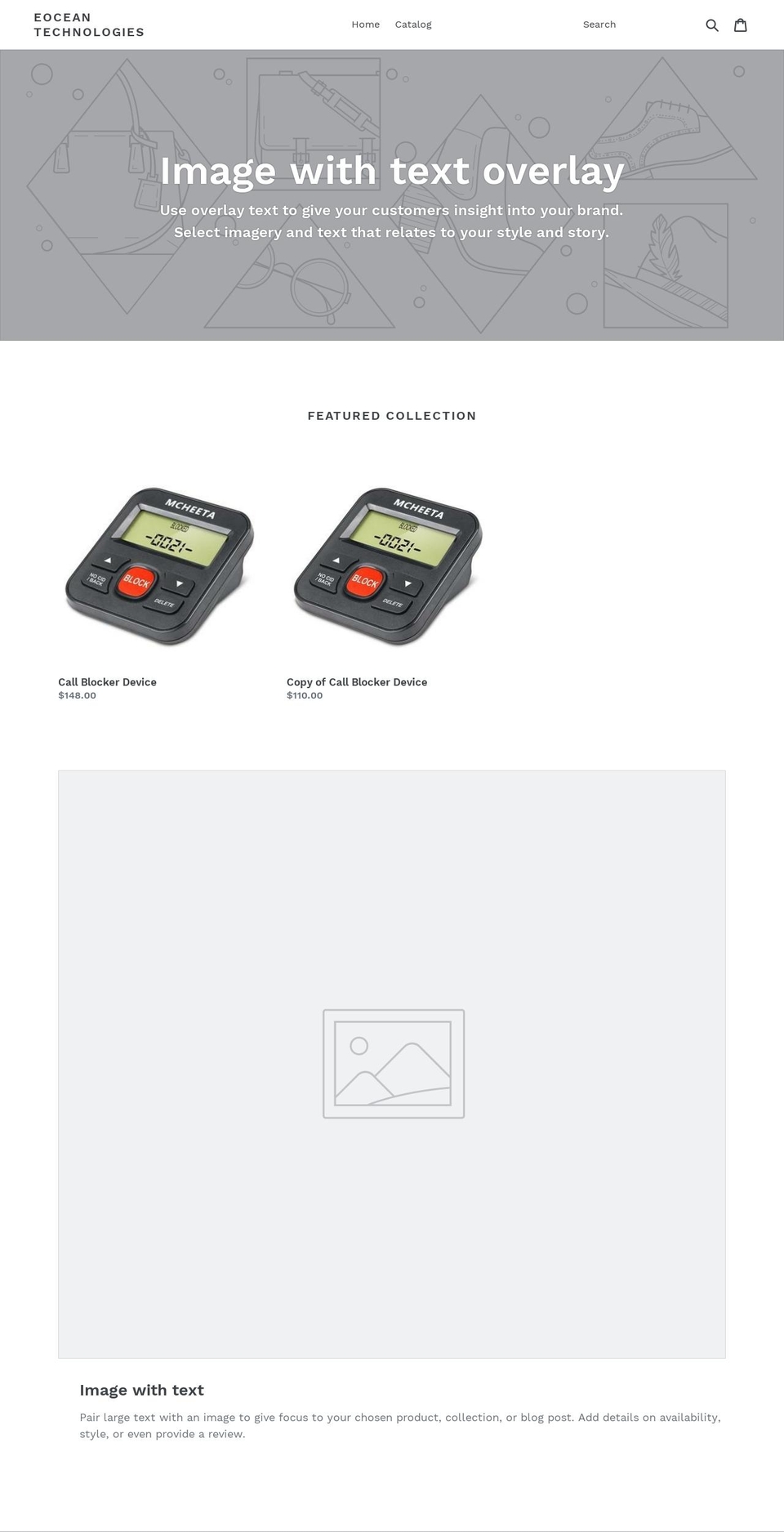 dnccallblocker.com — Shopify storefront screenshot