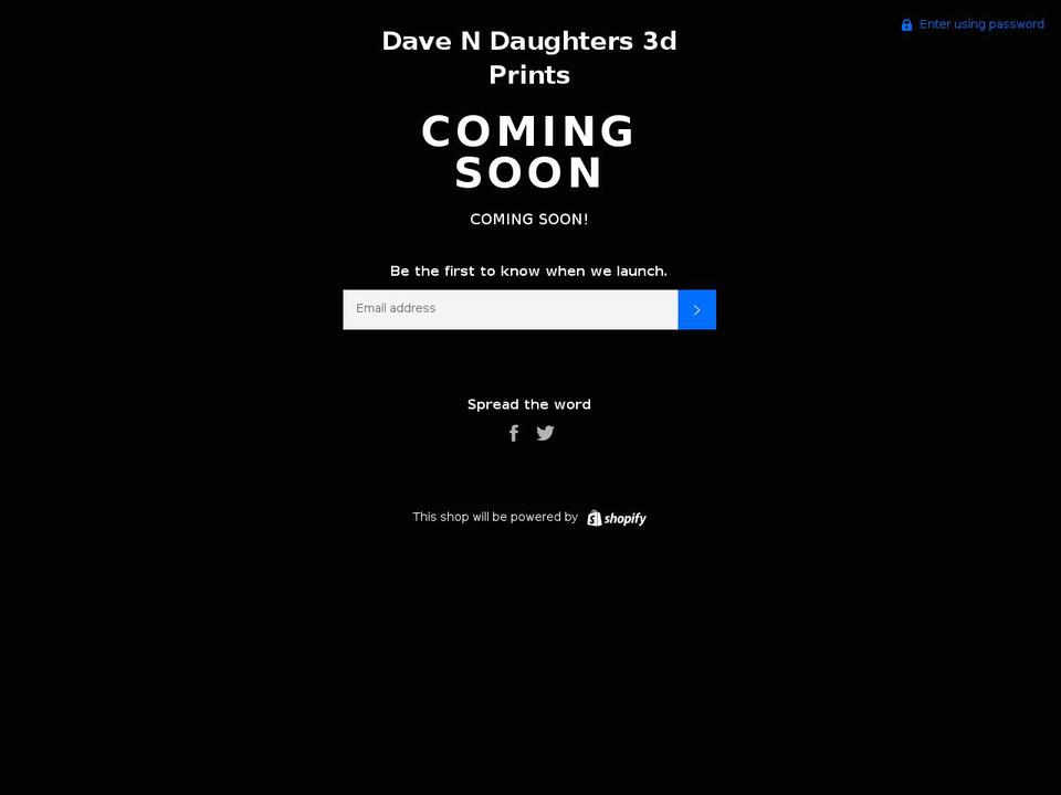 dnd3d.com — Shopify storefront screenshot