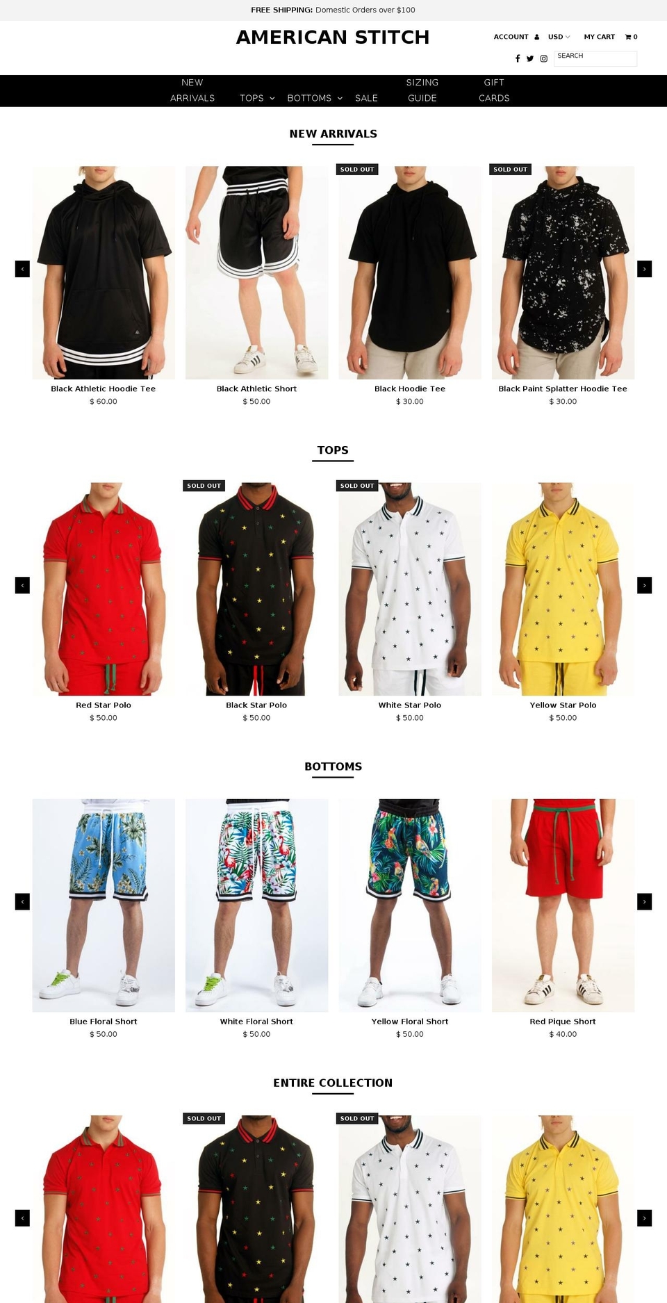 dnmcollection.com — Shopify storefront screenshot