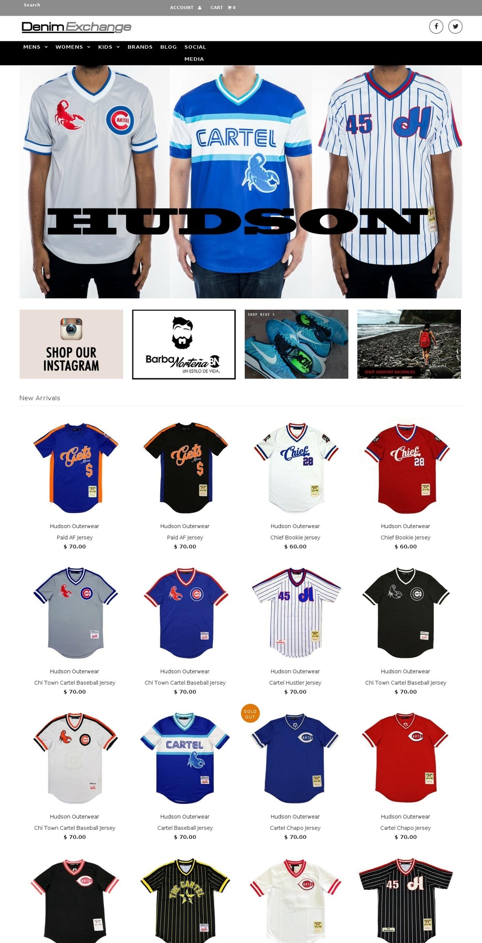 dnmexchange.com shopify website screenshot