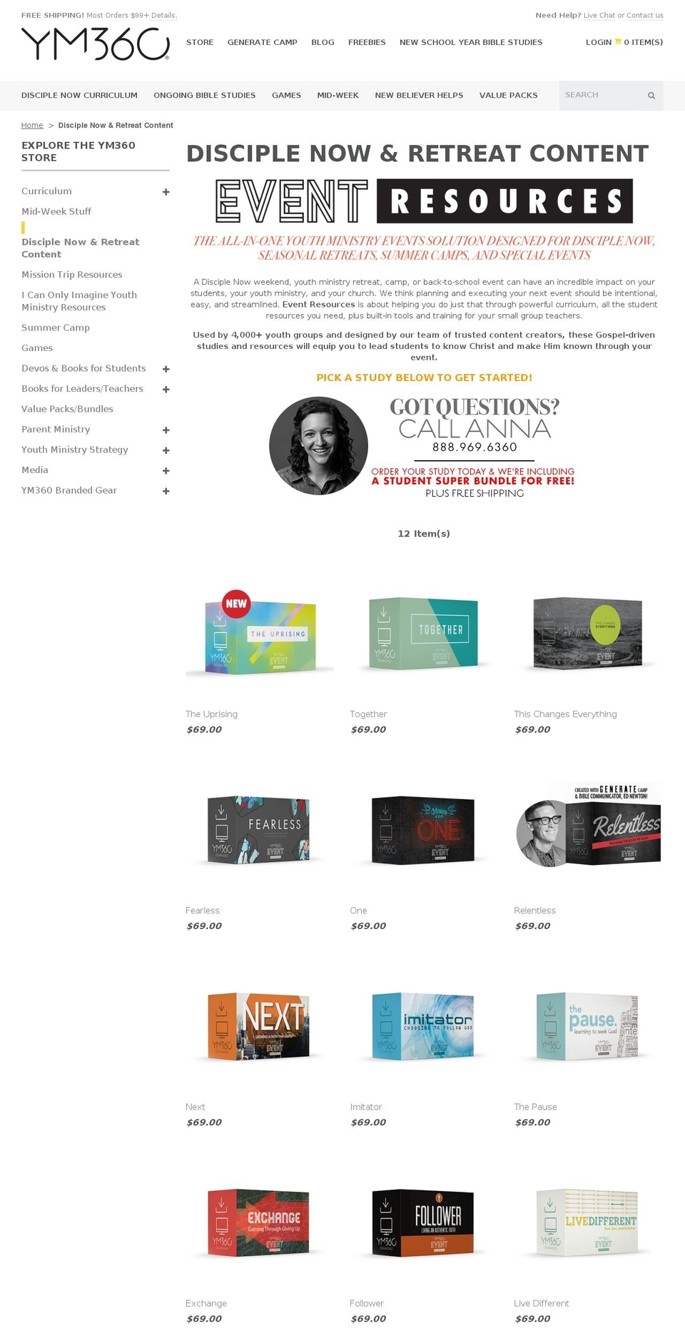 YM360 - Production V1 Shopify theme site example dnowevents.com