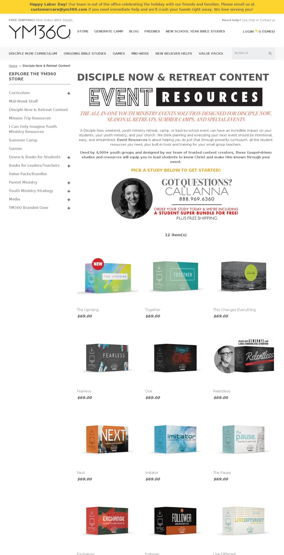 YM360 - Production V1 Shopify theme site example dnowweekends.com