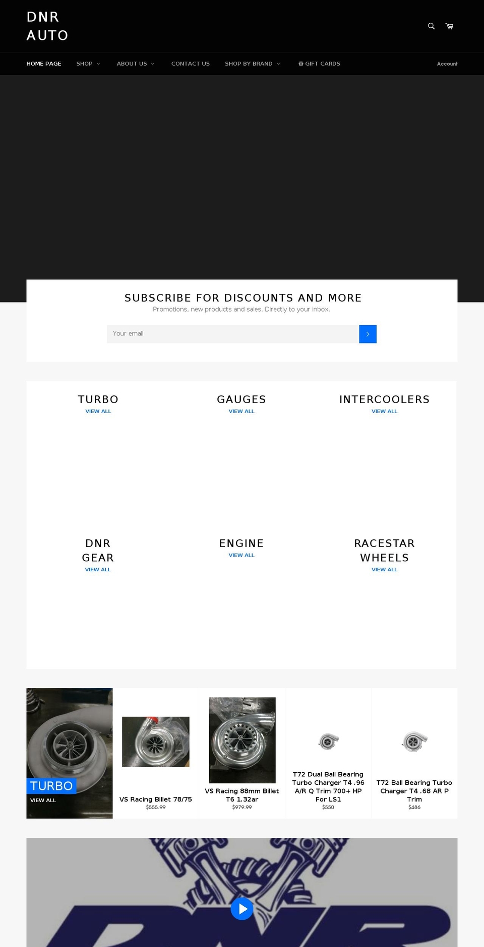dnrautollc.com — Shopify storefront screenshot