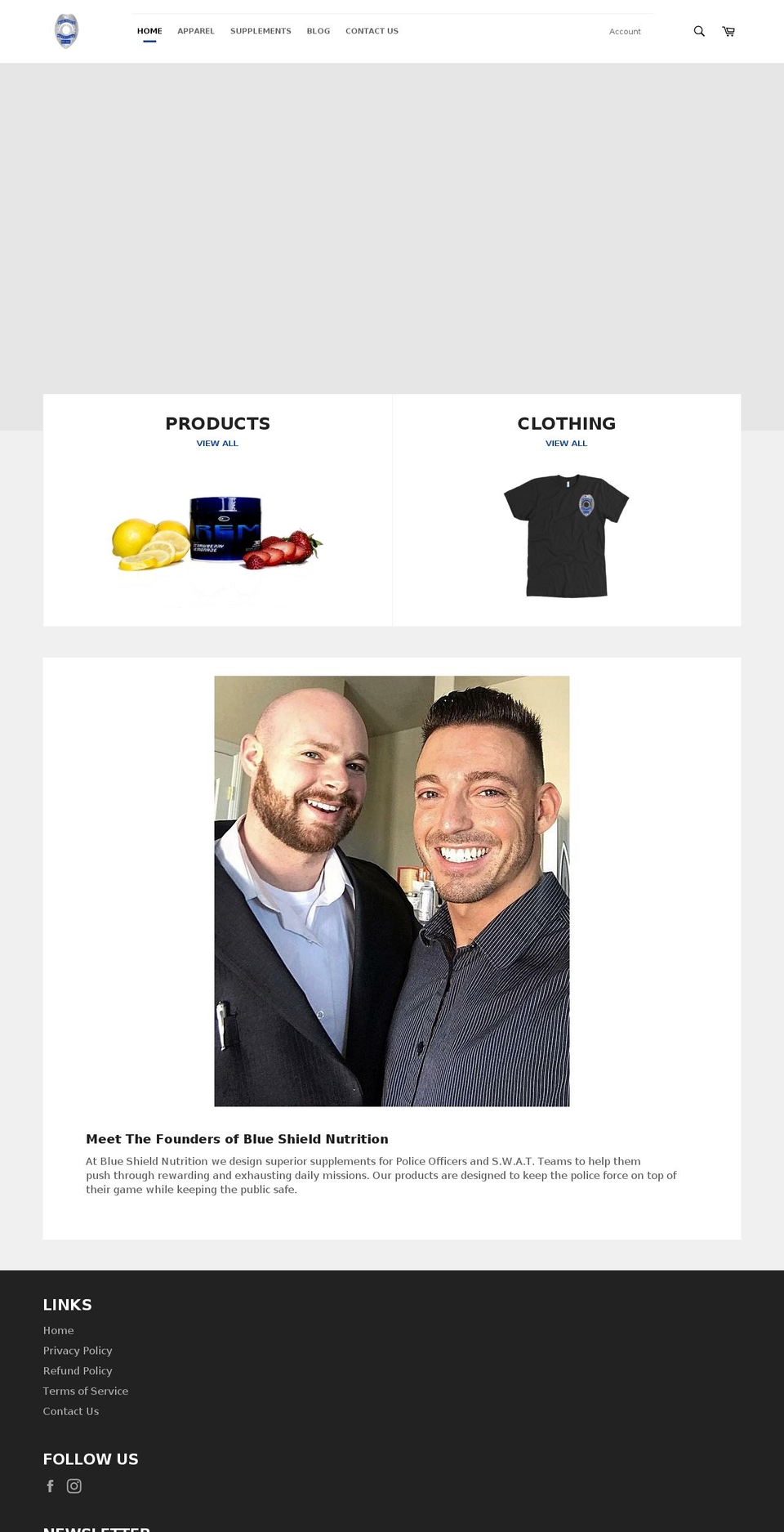 dnsnutrition.com shopify website screenshot