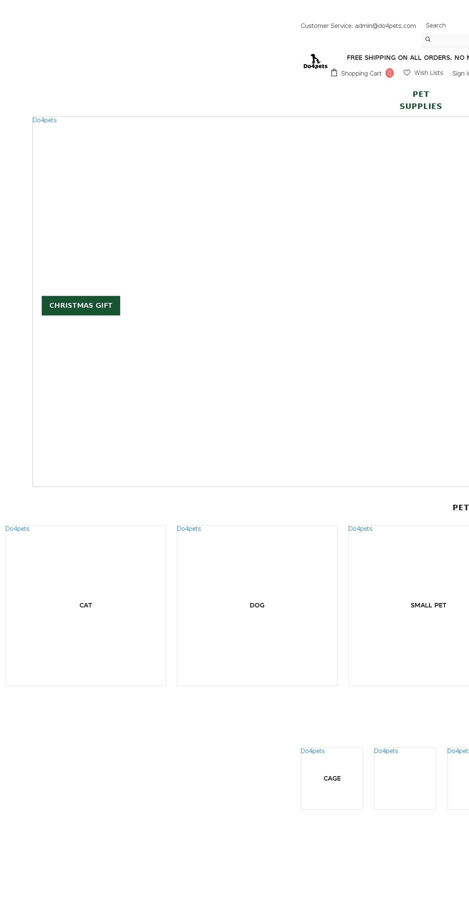 do4pets.com shopify website screenshot