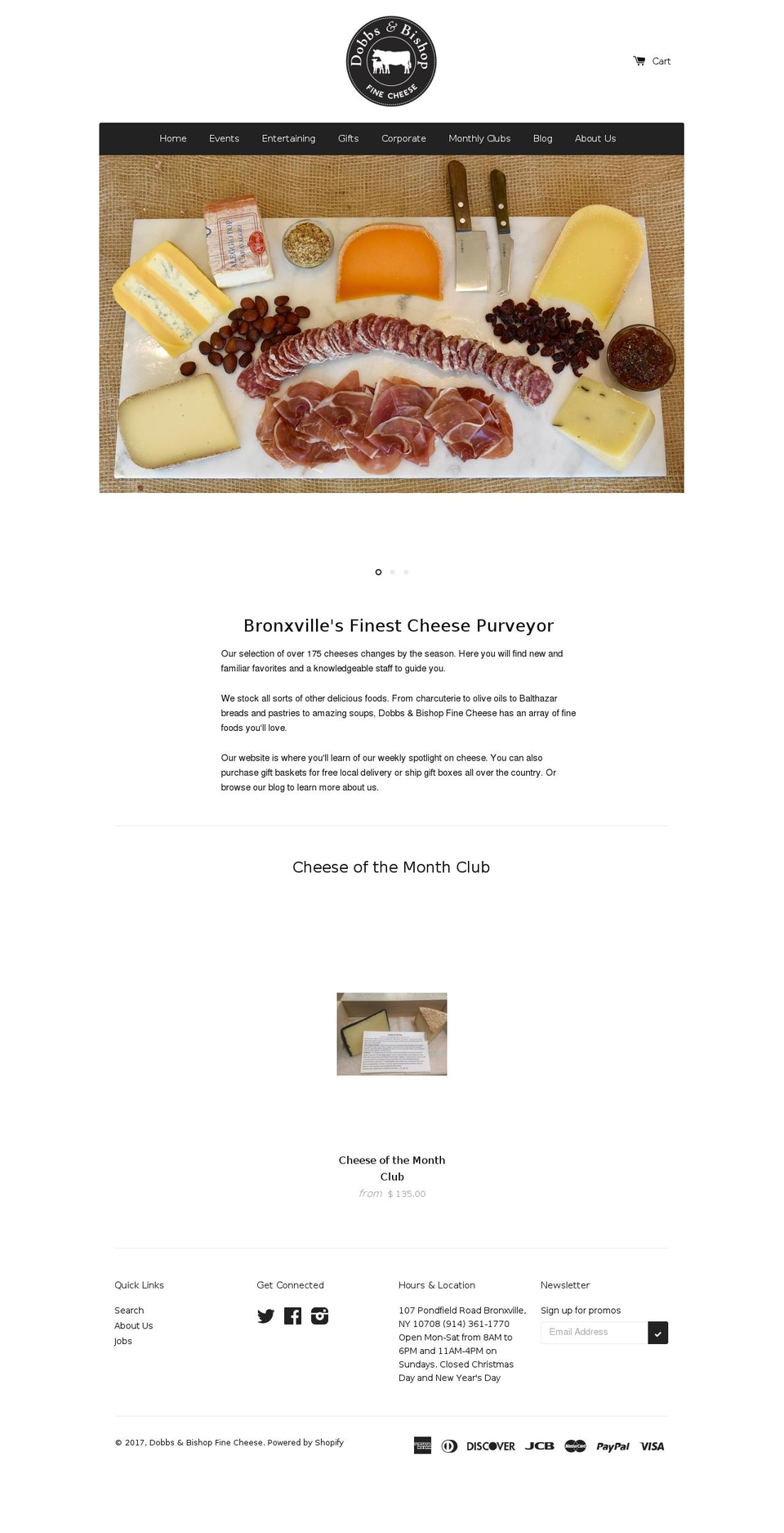 dobbsandbishop.com shopify website screenshot