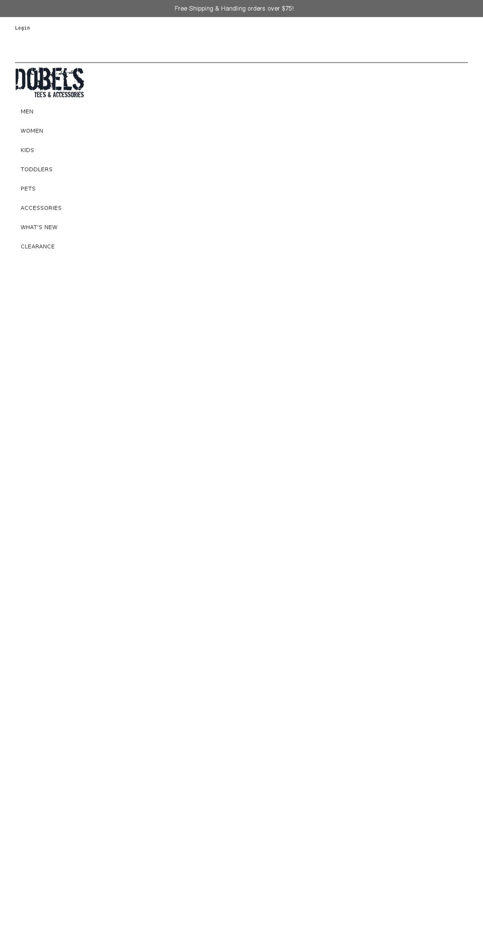 dobelstee.com shopify website screenshot