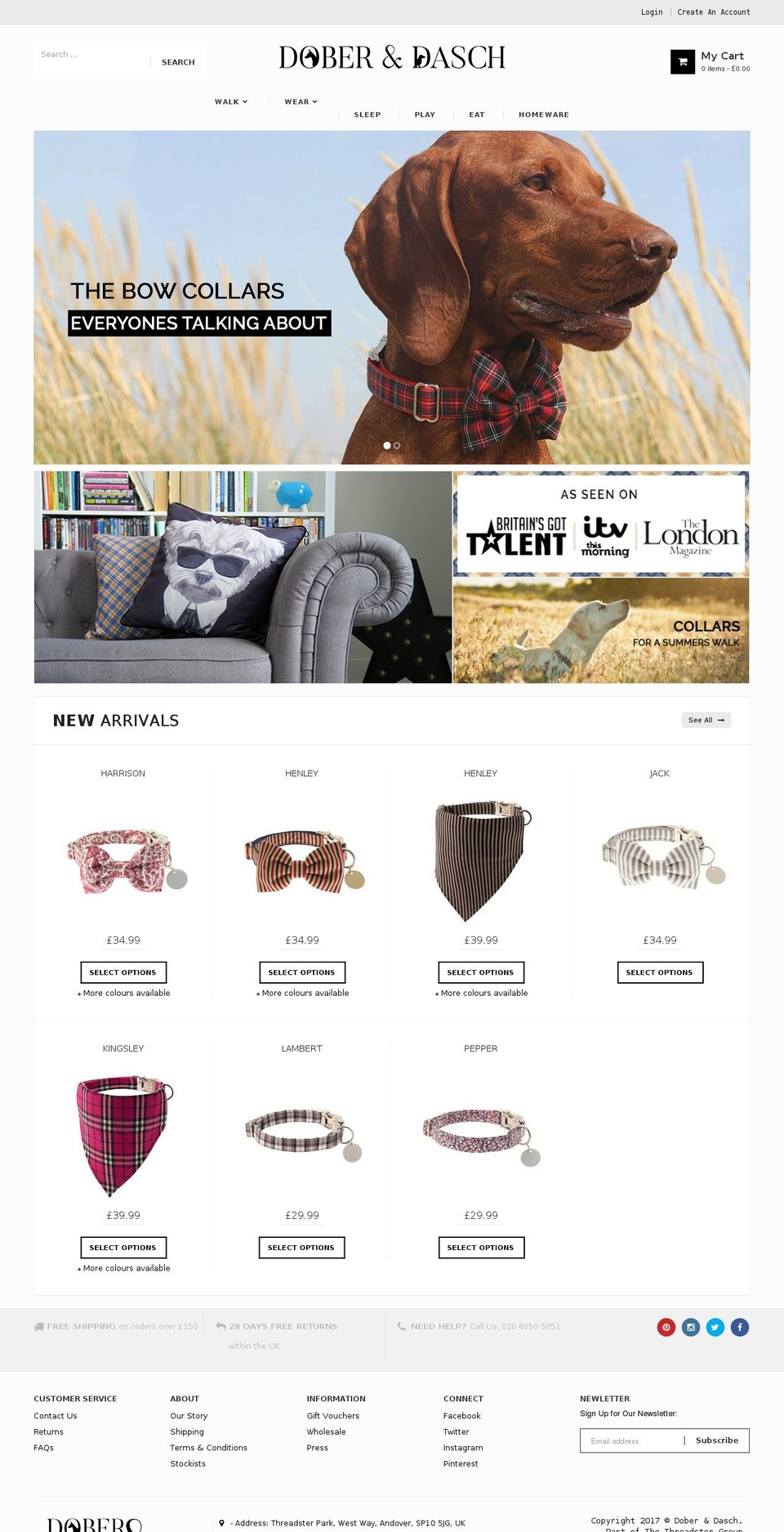 doberanddasch.com shopify website screenshot