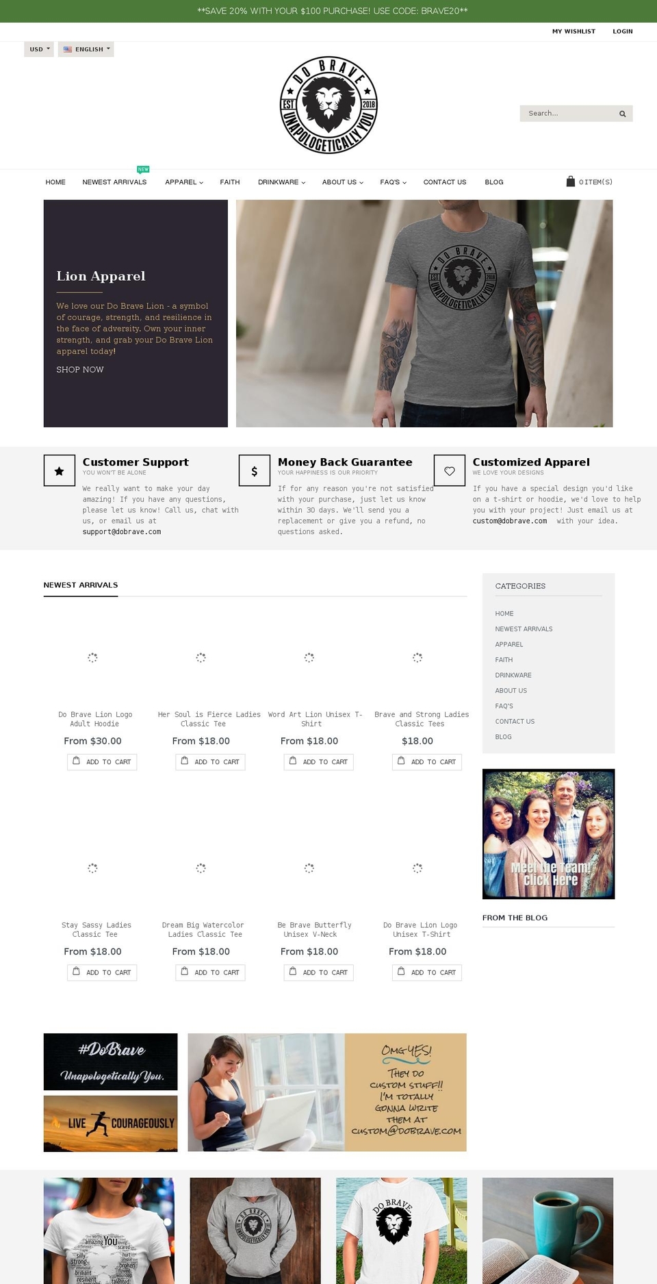 dobrave.com — Shopify storefront screenshot