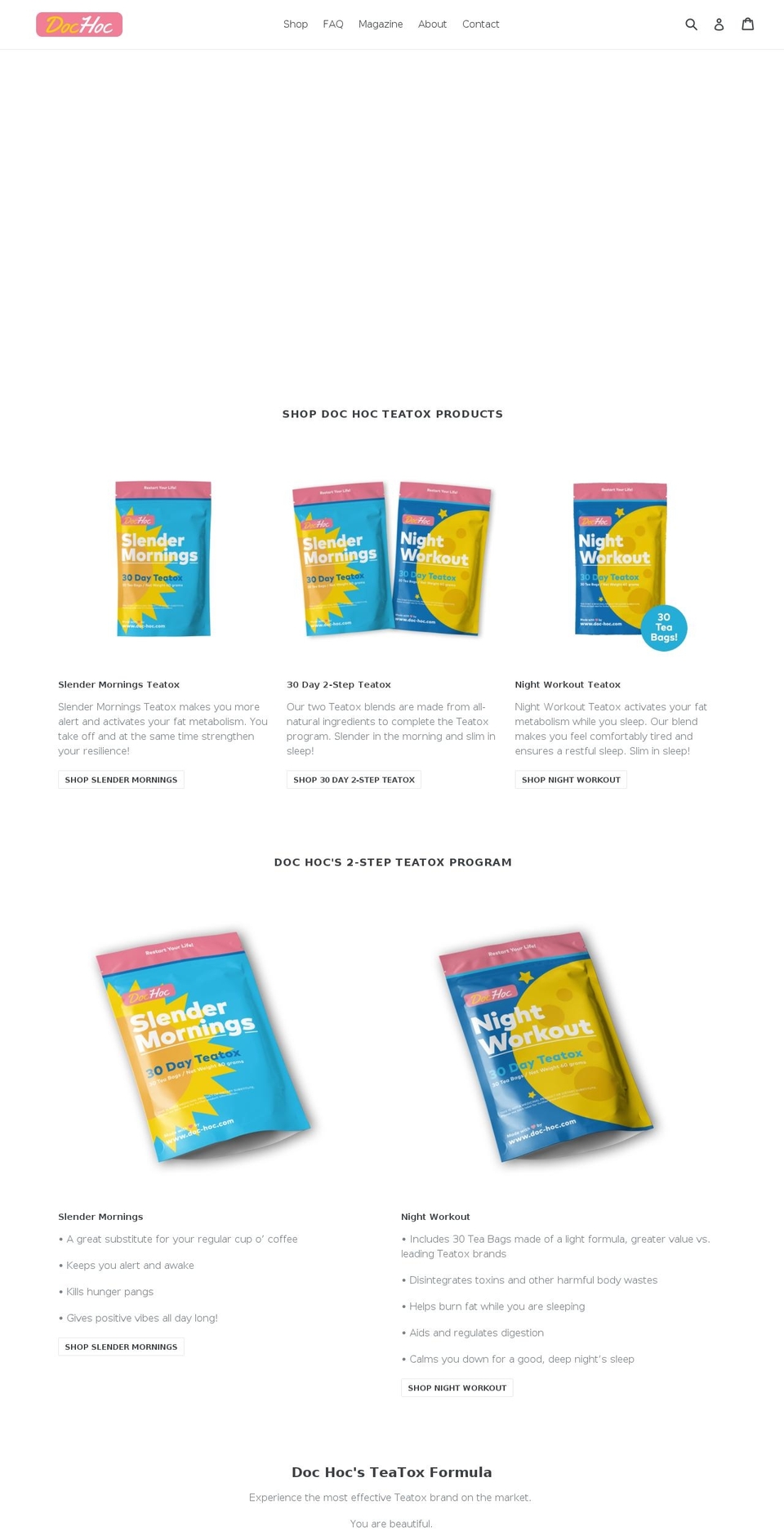doc-hoc.com shopify website screenshot
