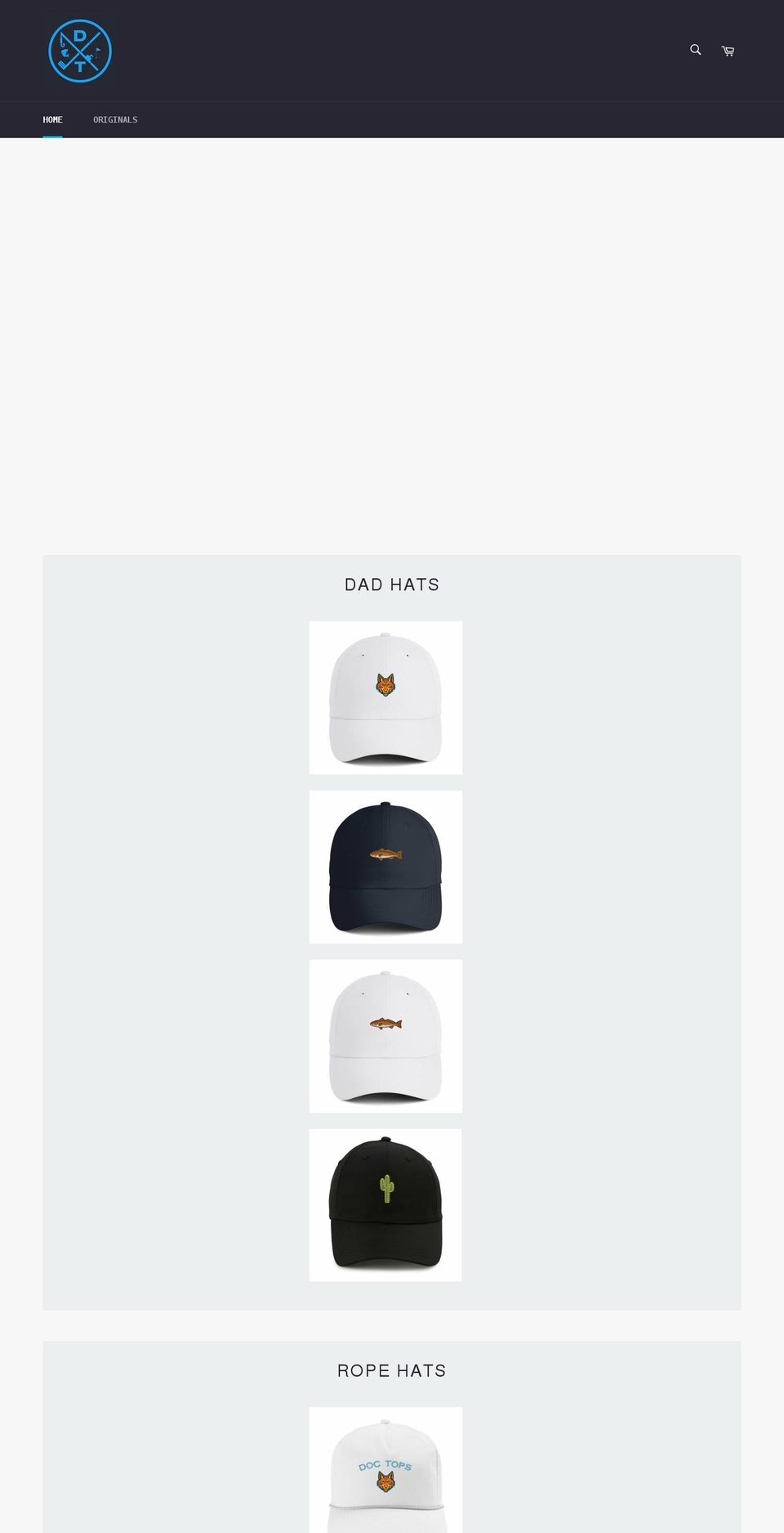 doc-tops.com shopify website screenshot