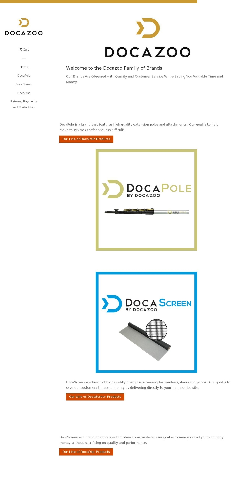 docazoo.com — Shopify storefront screenshot