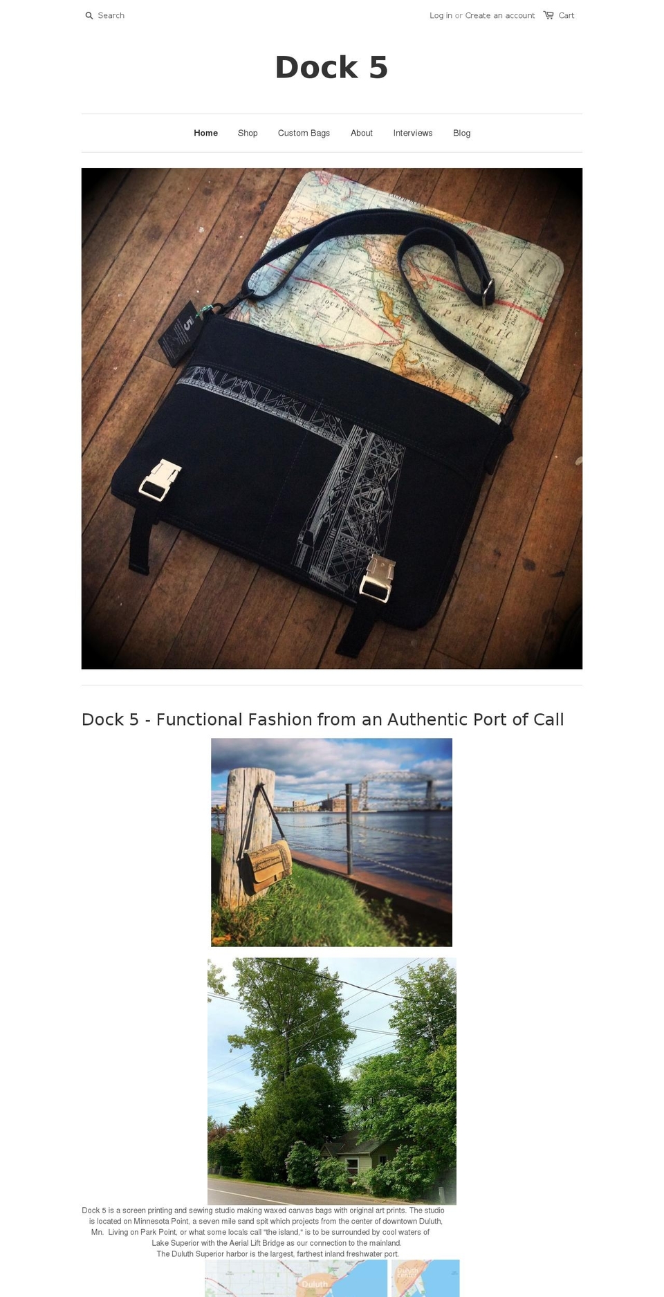 dock-5.com shopify website screenshot