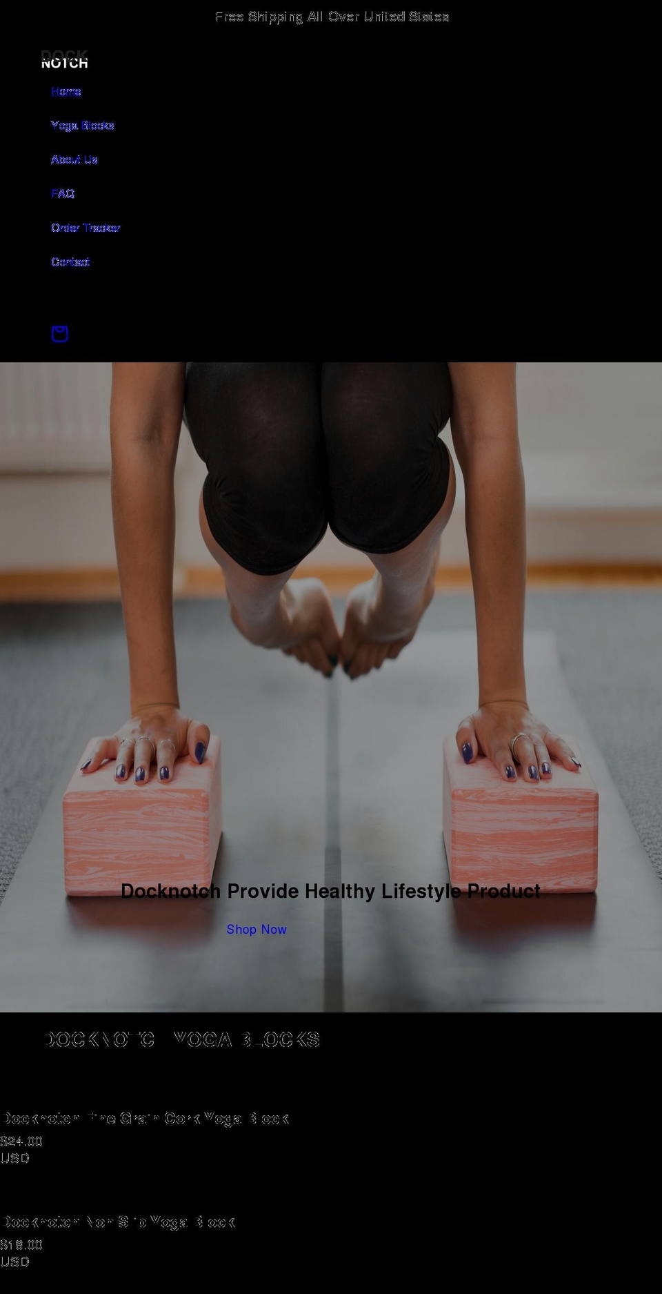 docknotch.com shopify website screenshot