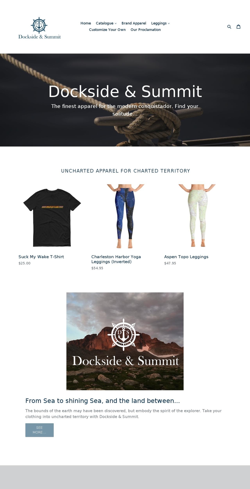 docksideandsummit.com — Shopify storefront screenshot