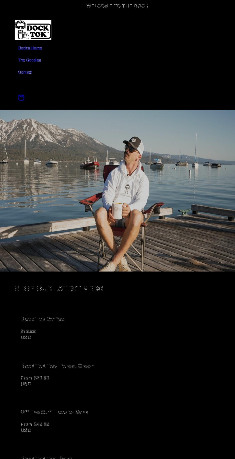 docktok.com shopify website screenshot