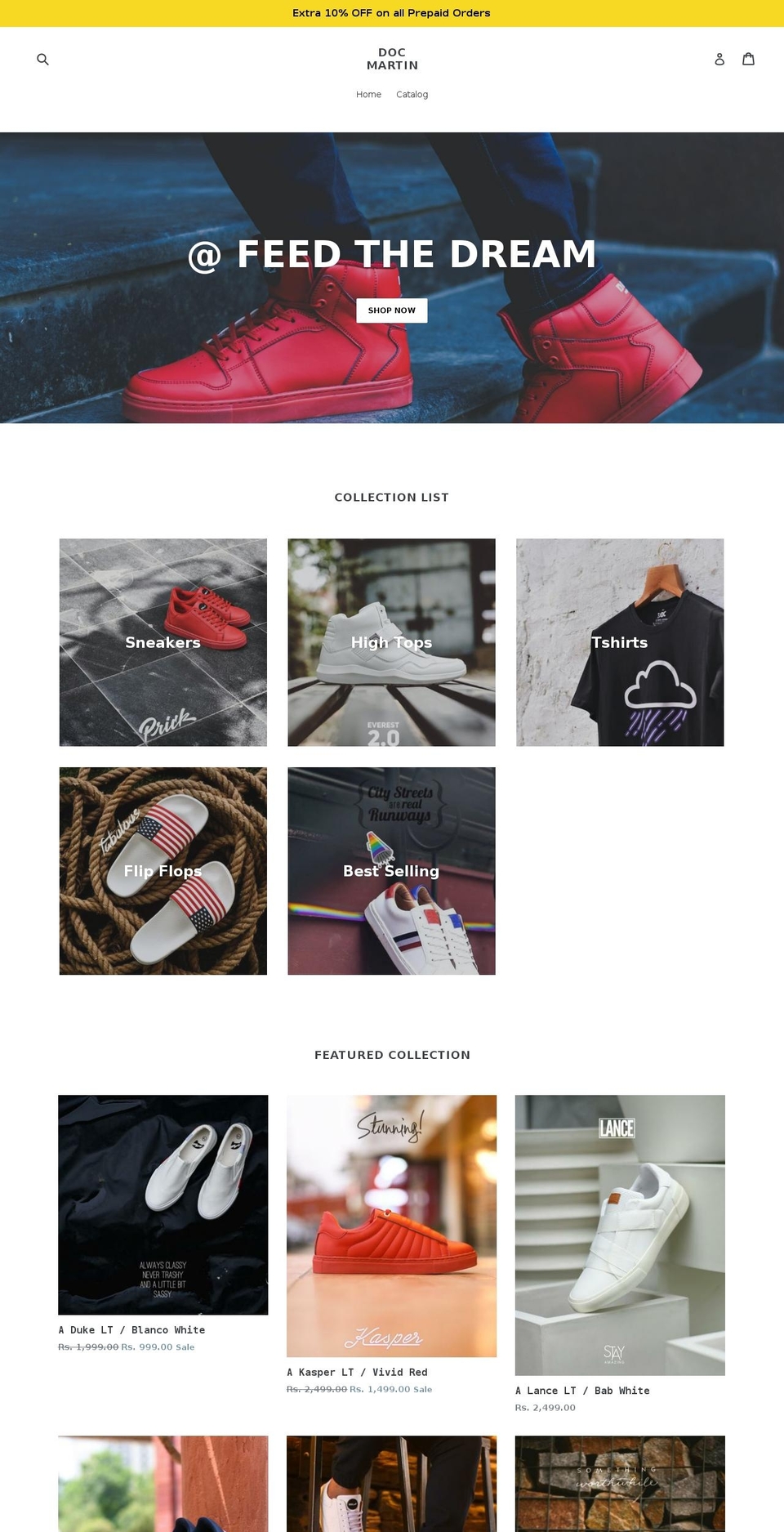 docmartin.in shopify website screenshot