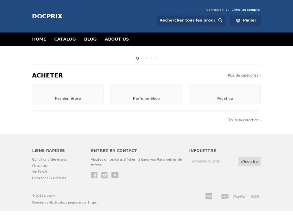 docprix.com — Shopify storefront screenshot