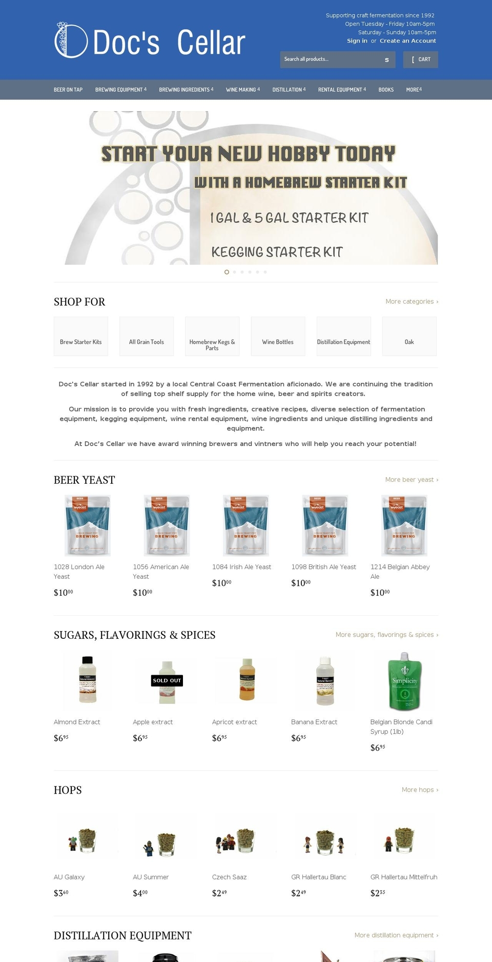 docscellar.com shopify website screenshot