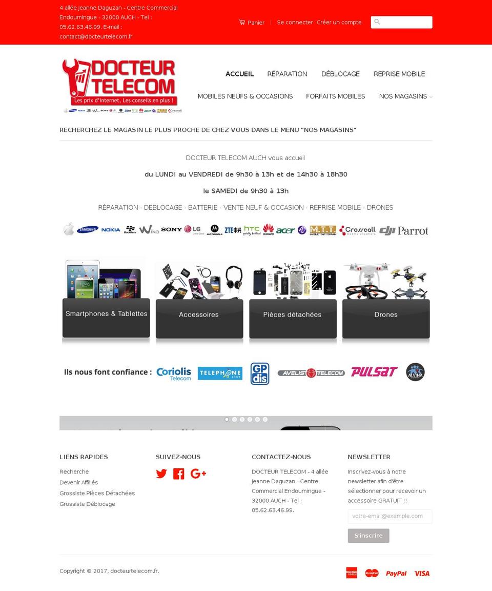 docteur-telecom.com shopify website screenshot
