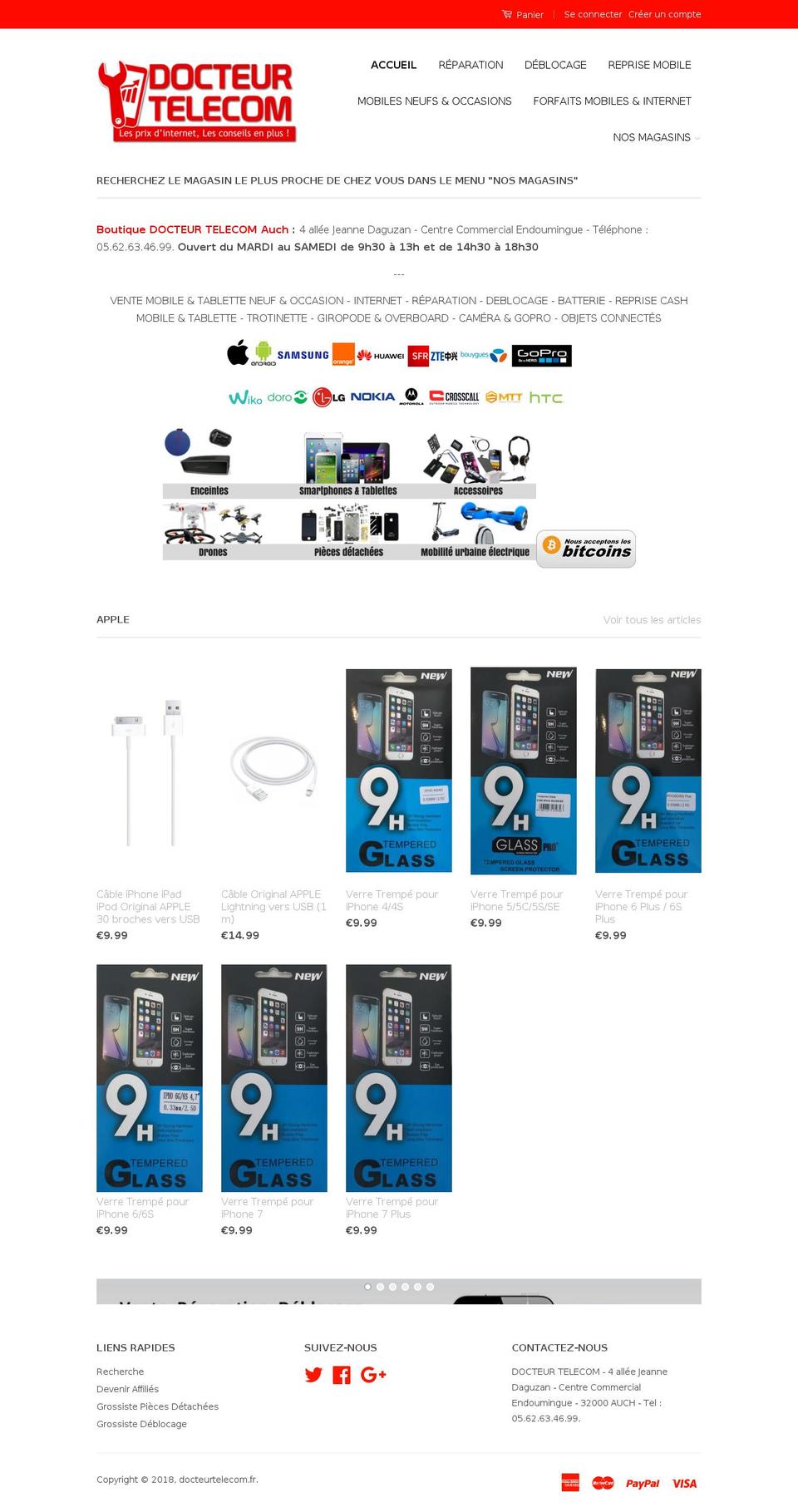 docteurtelecom.com — Shopify storefront screenshot