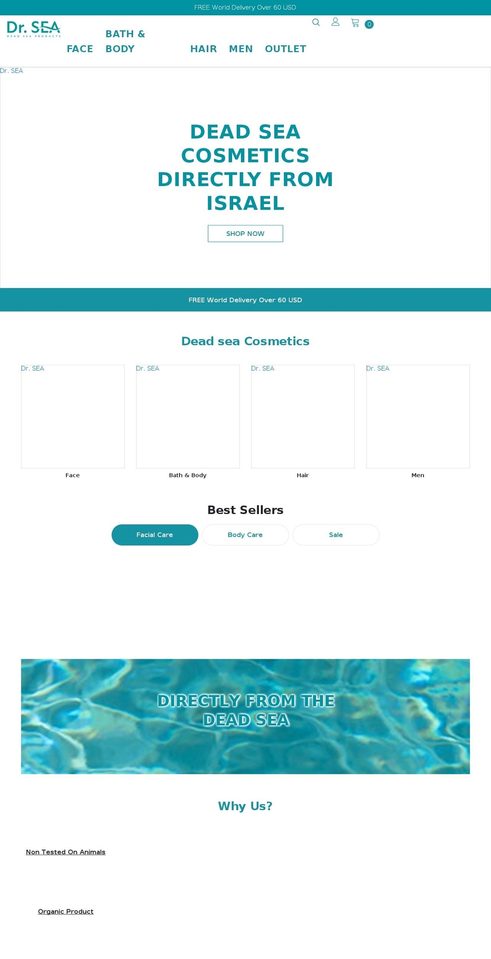 doctor-sea.com shopify website screenshot