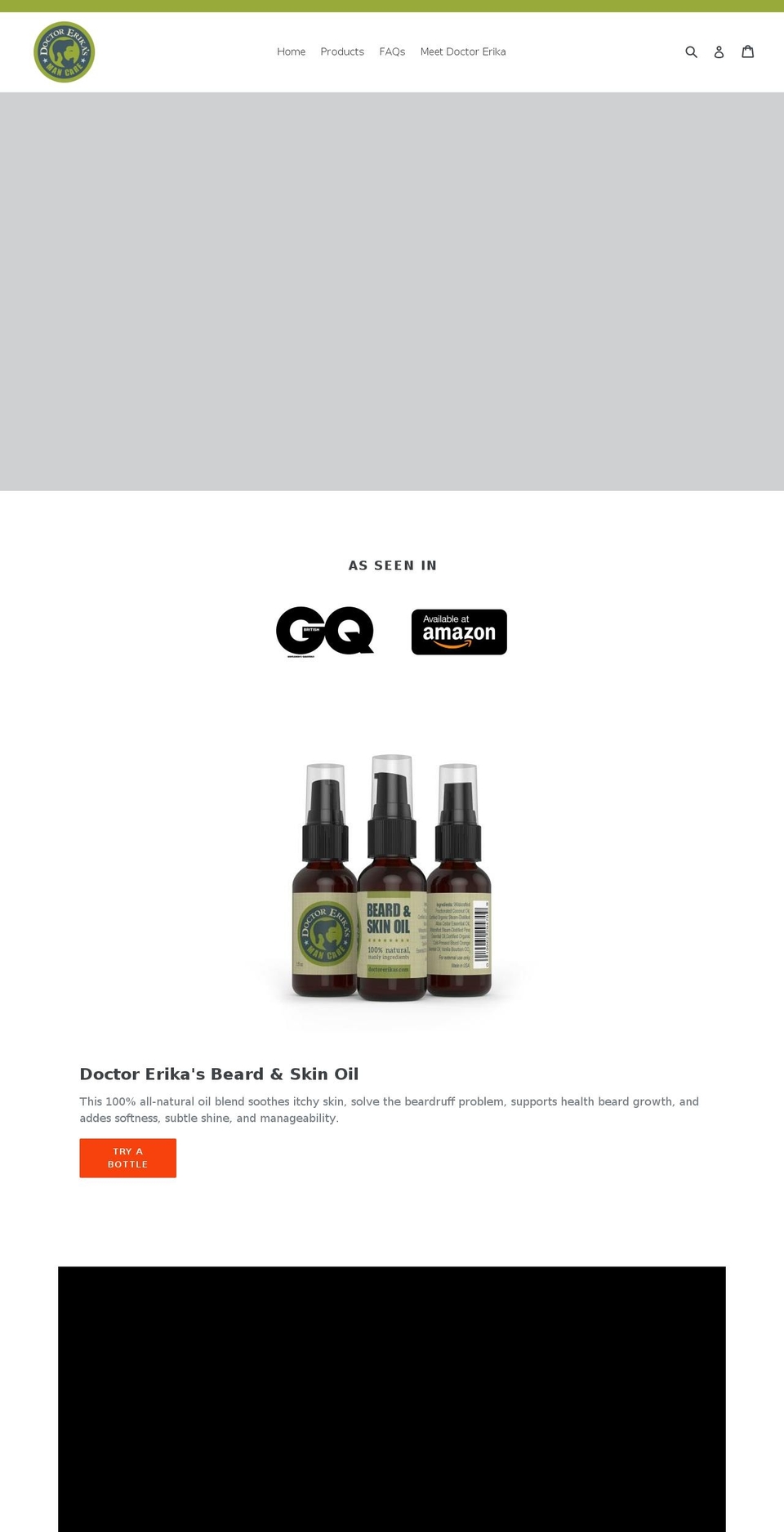 doctorerikas.com — Shopify storefront screenshot
