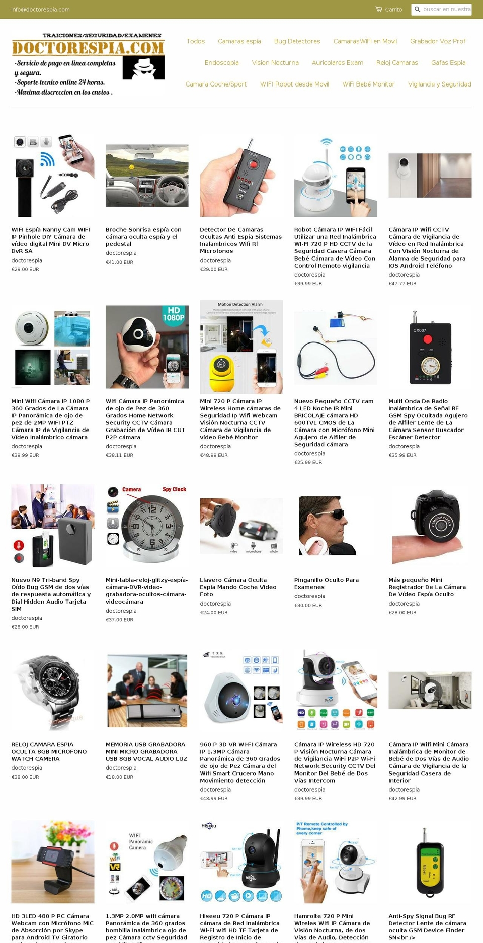 doctorespia.com shopify website screenshot
