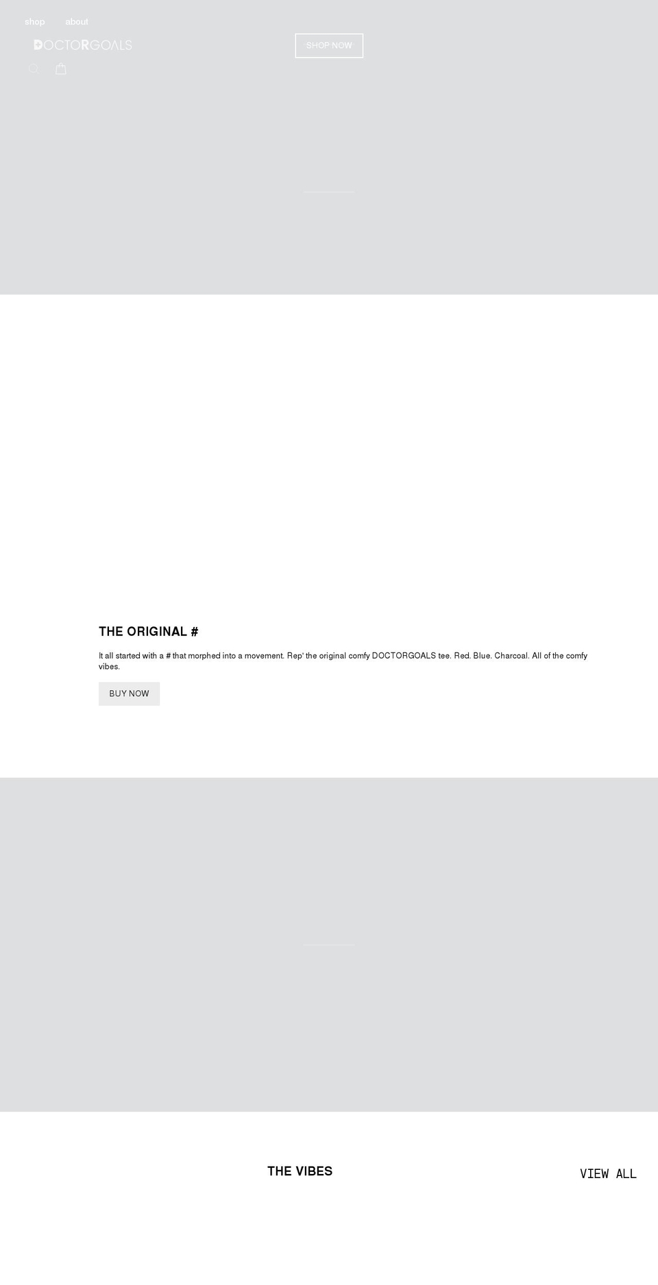 doctorgoals.com shopify website screenshot