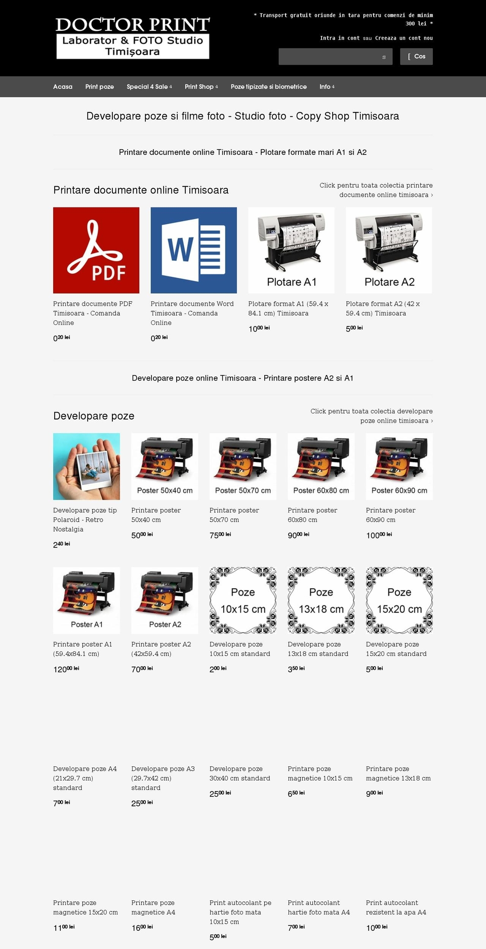 doctorprint.shop shopify website screenshot