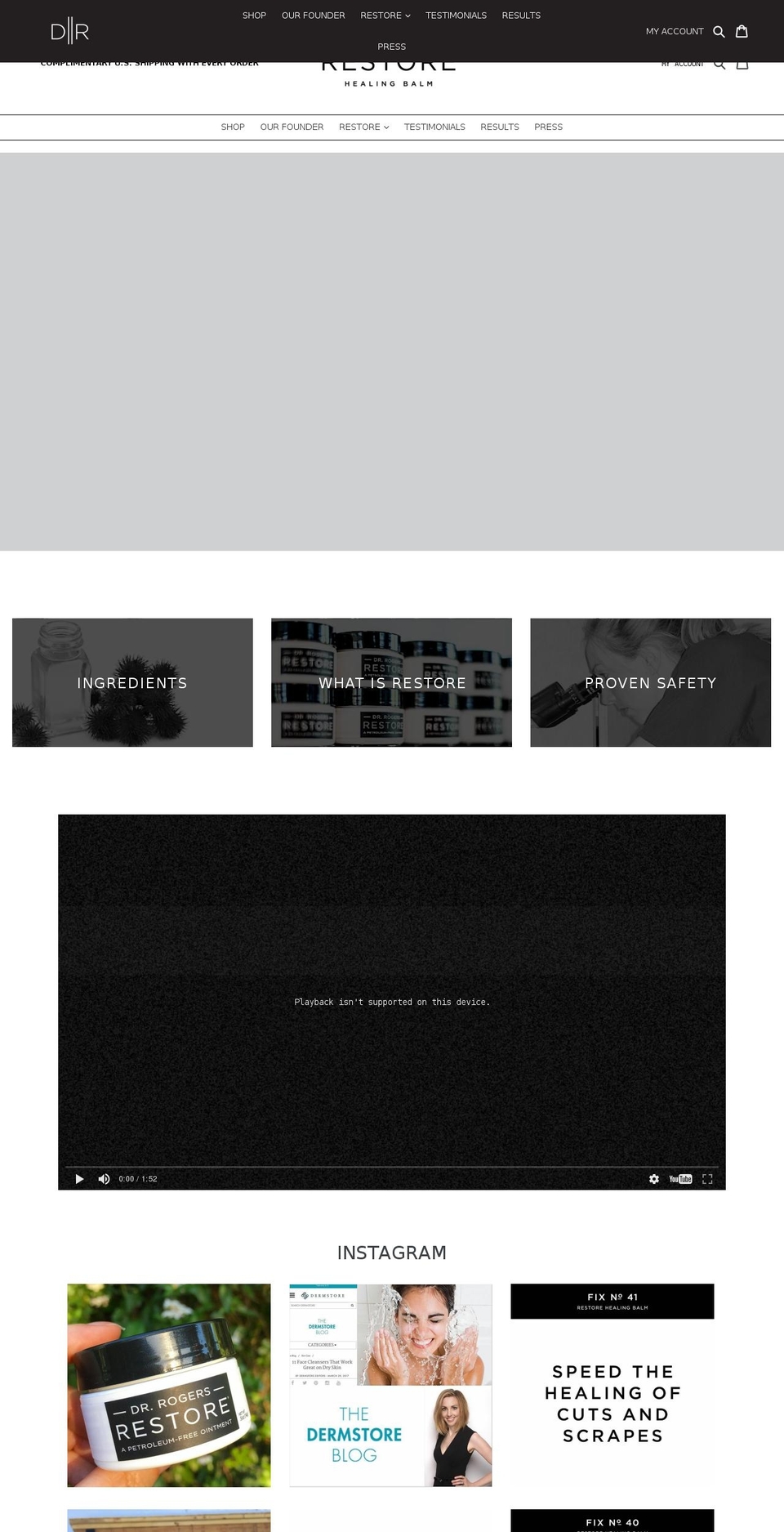 doctorrogers.com shopify website screenshot