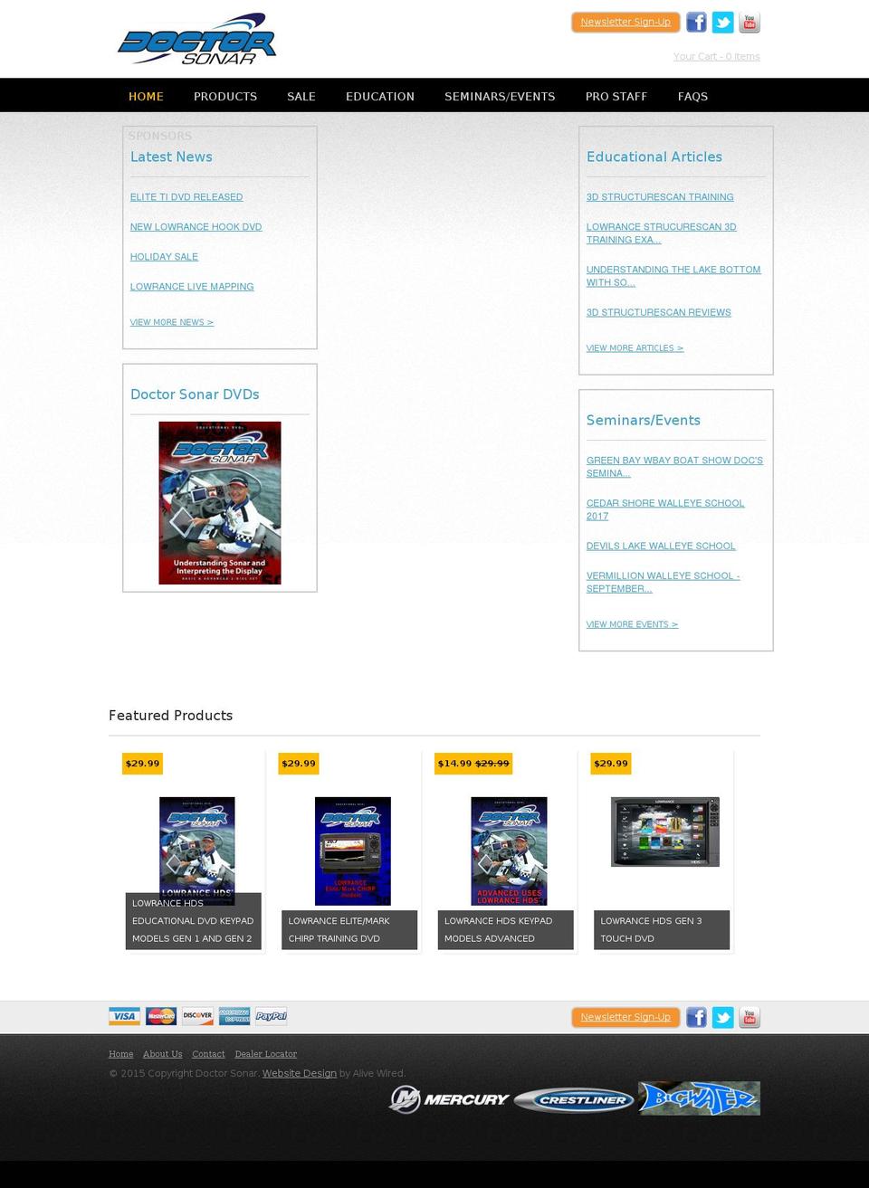Copy of Alive Wired Shopify theme site example doctorsonar.com