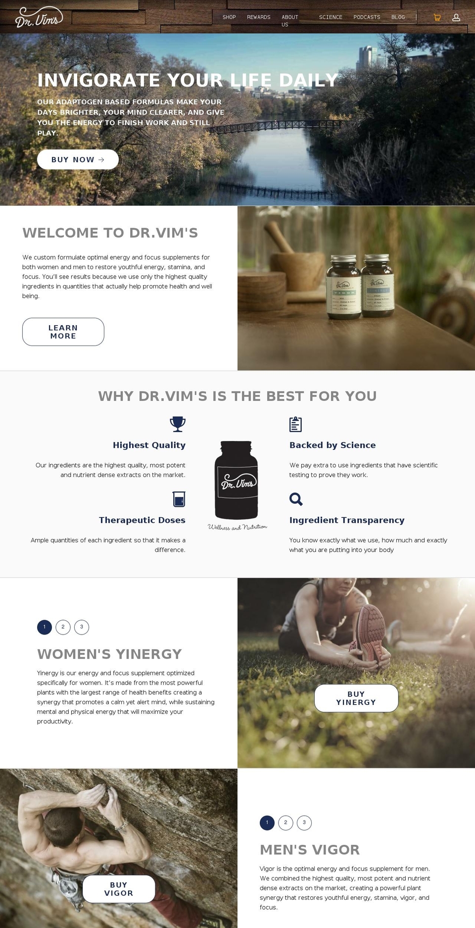 doctorvims.net shopify website screenshot
