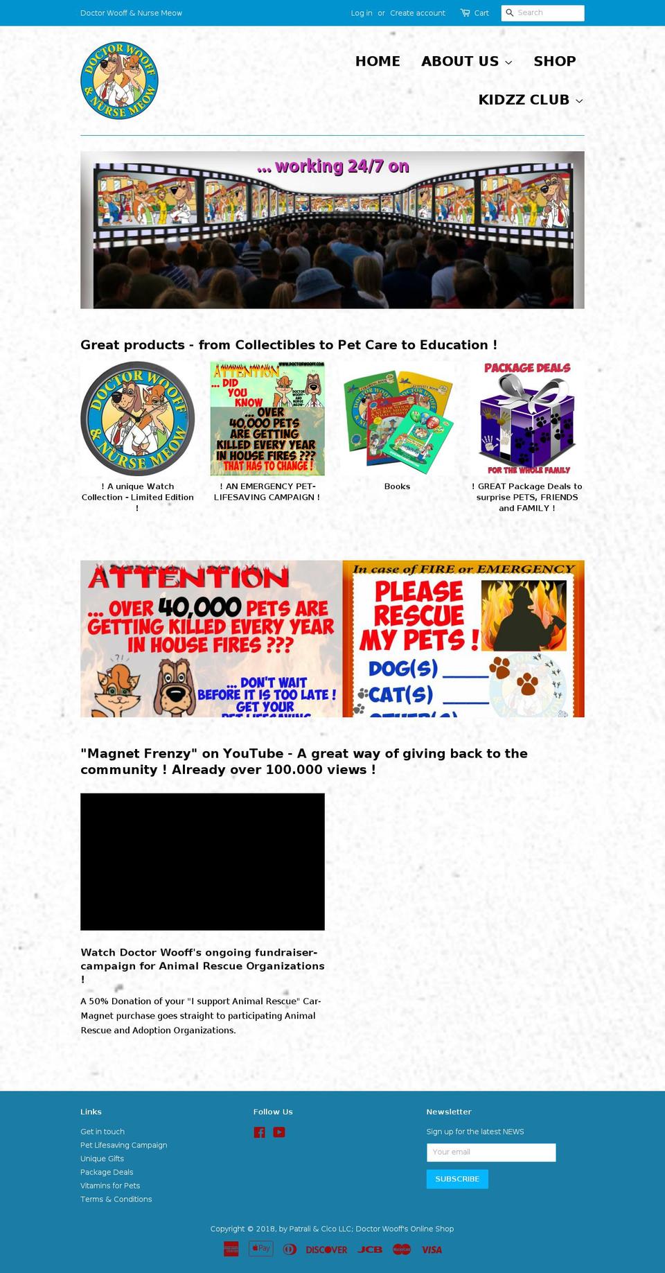 doctorwooff.com shopify website screenshot