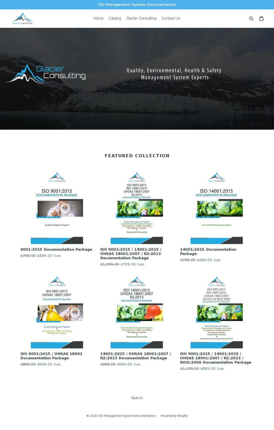 documentationiso.com — Shopify storefront screenshot