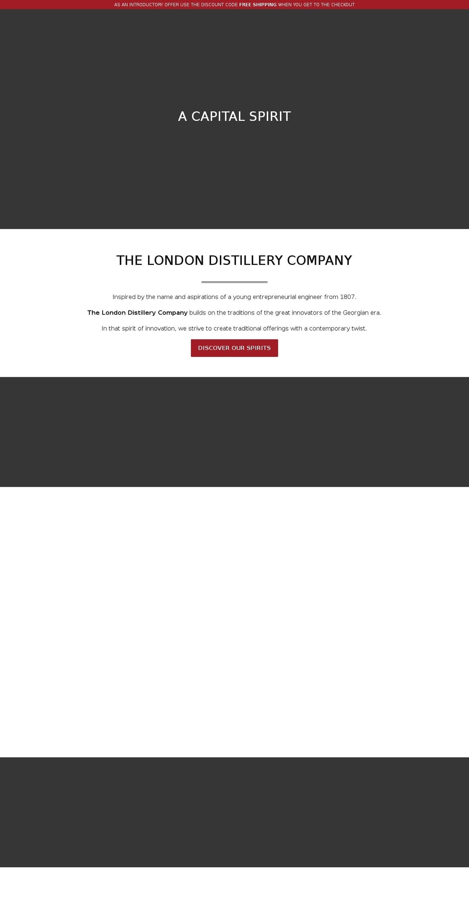 The London Distillery Co. Shopify theme site example dodds-gin.com