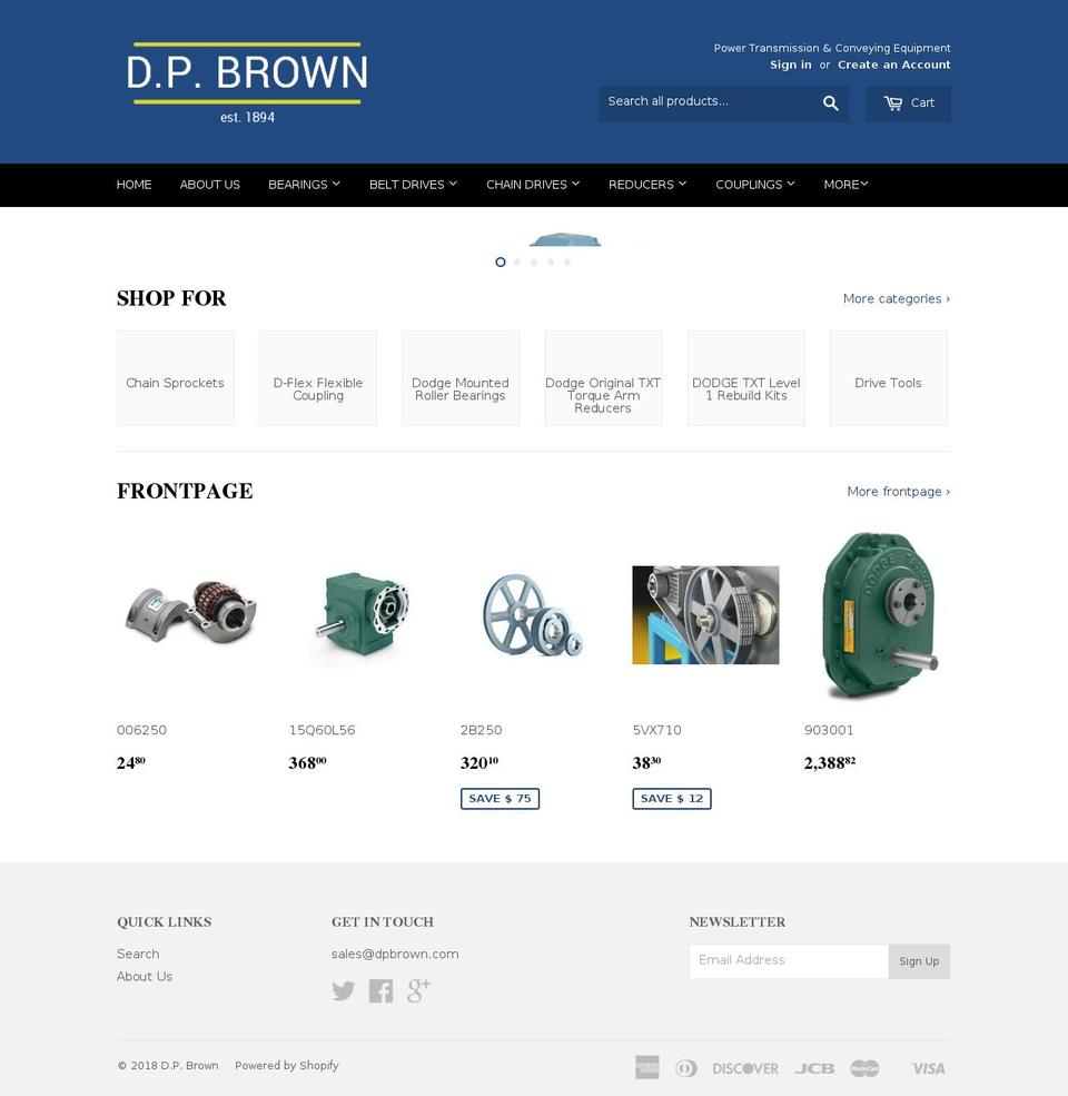 dodgedistributor.com — Shopify storefront screenshot