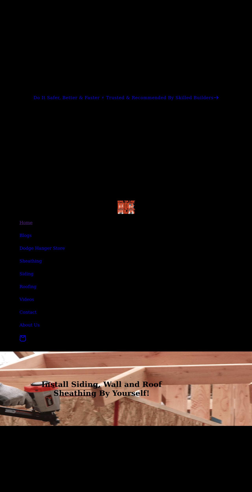 dodgehangers.com shopify website screenshot