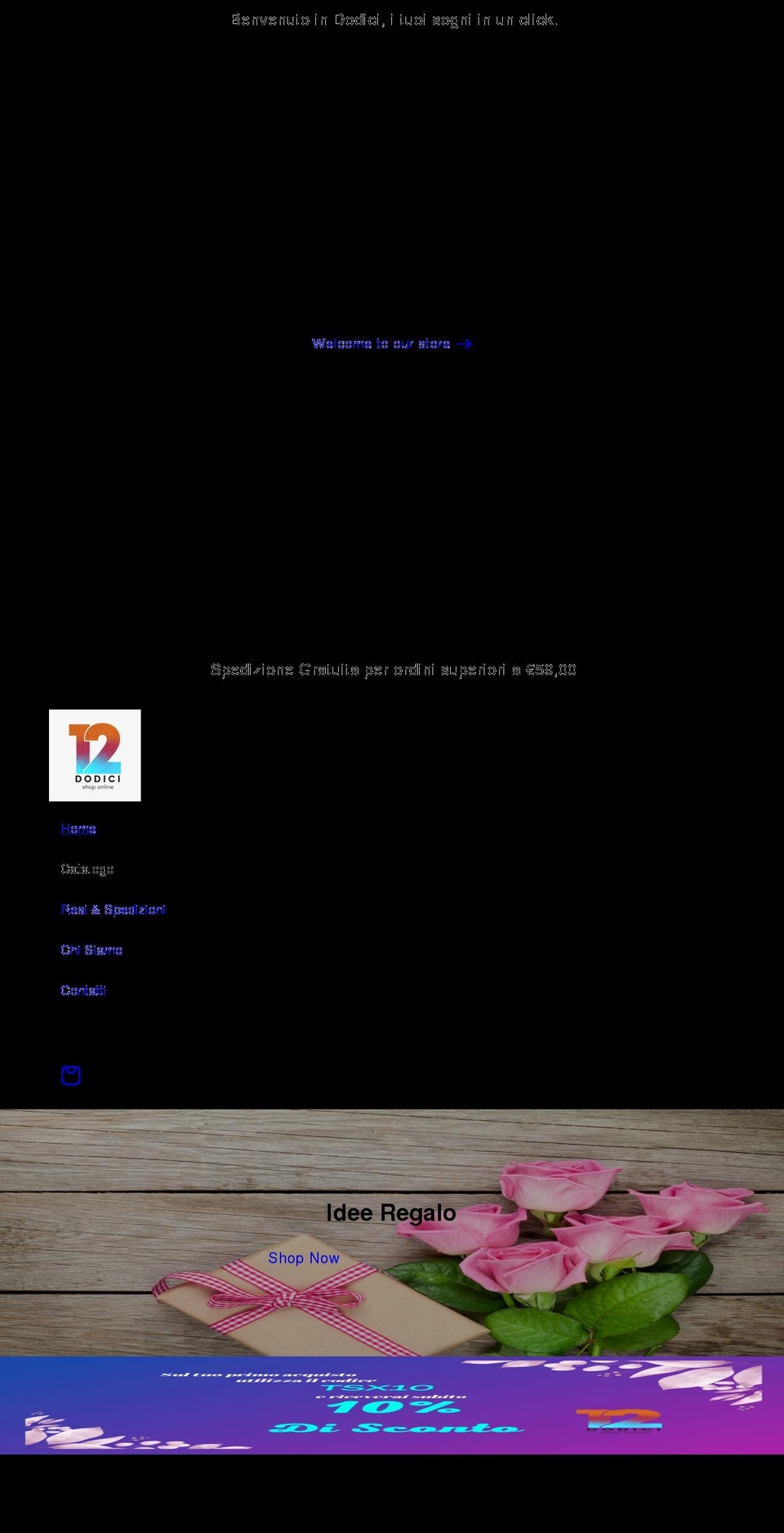 dodici12.it shopify website screenshot